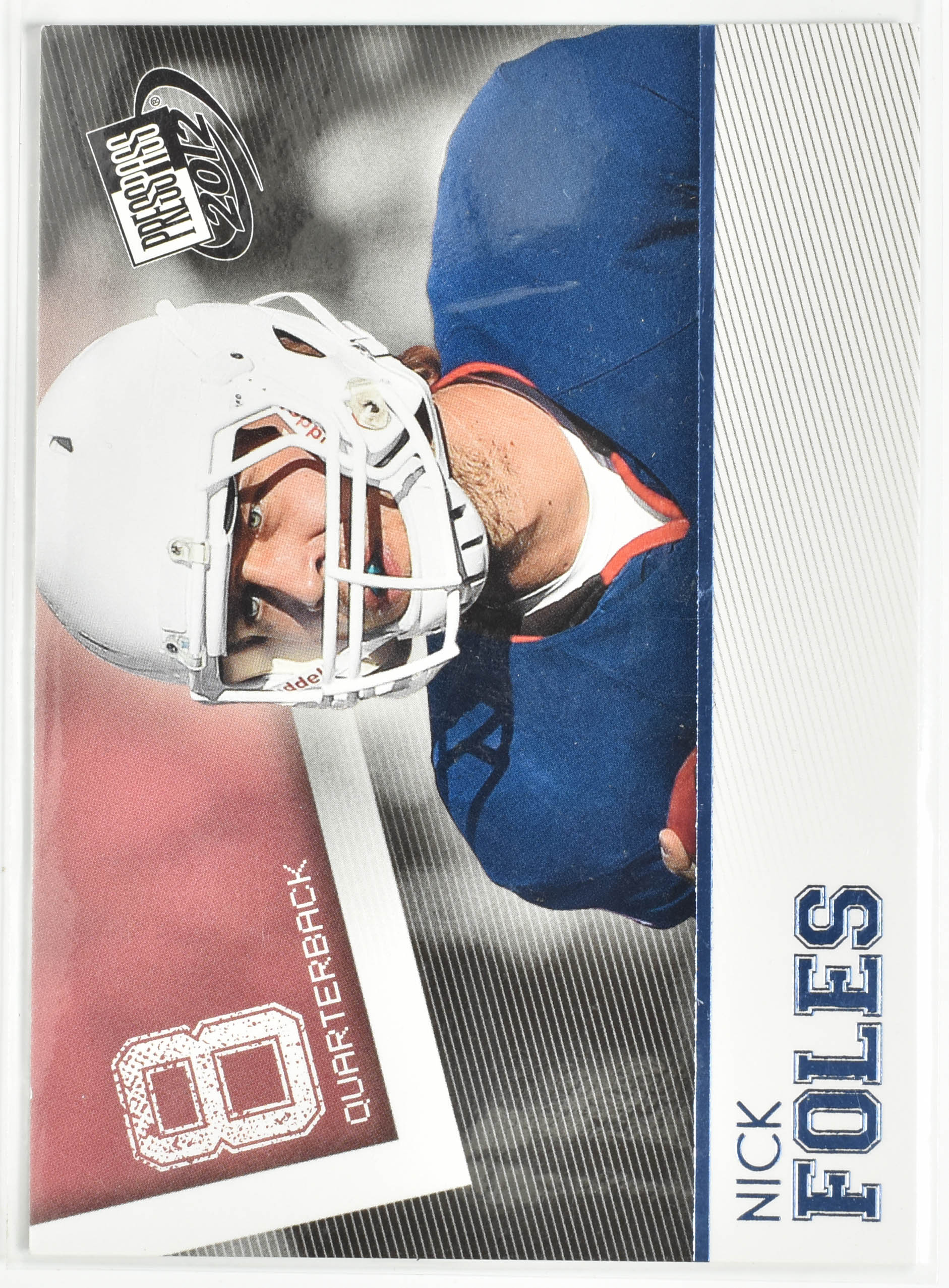 Nick Foles Press Pass 2012 14 Football Card QB Rookie