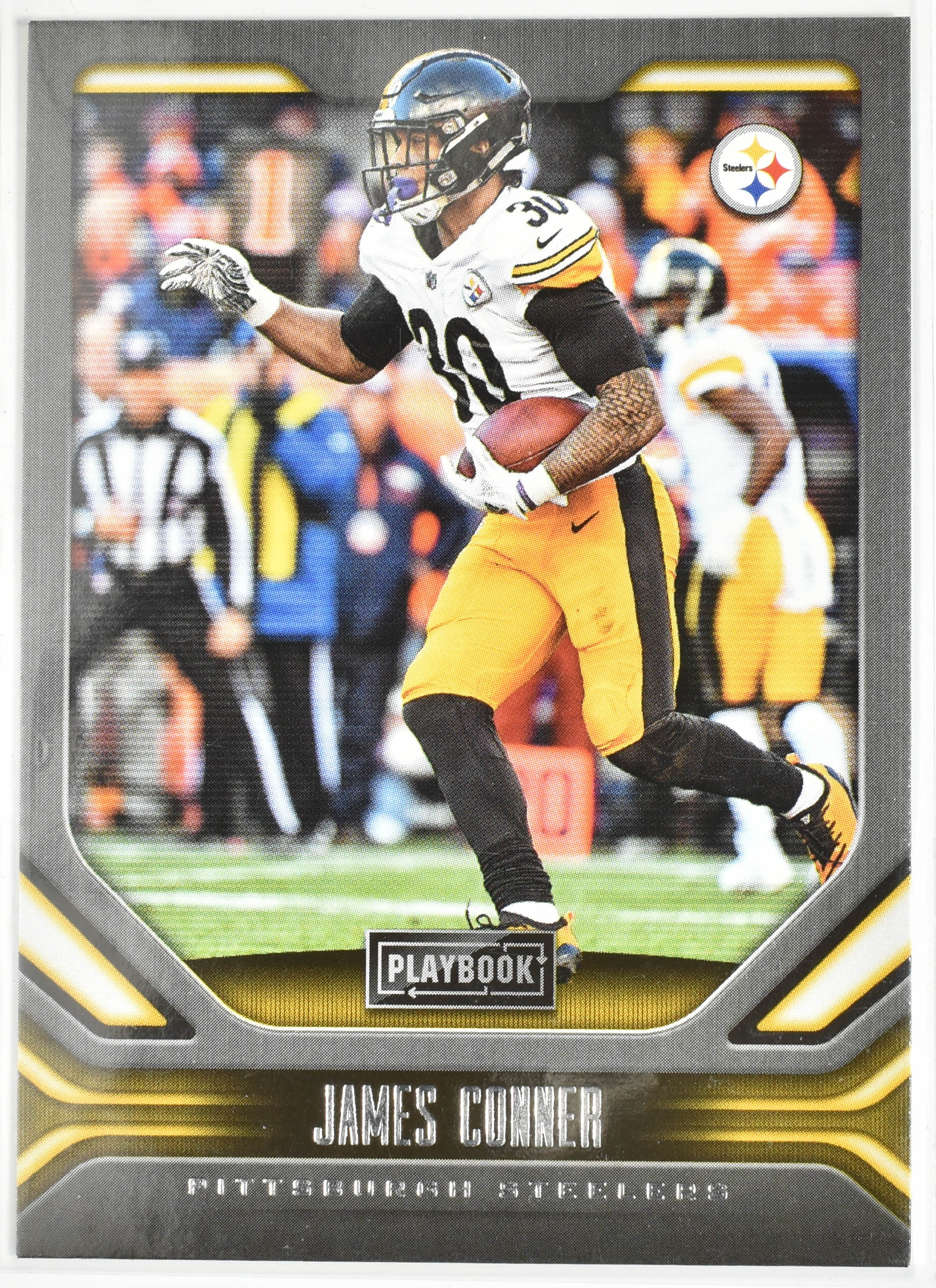 James Conner 17 Steelers 2019 Playbook Football Mint