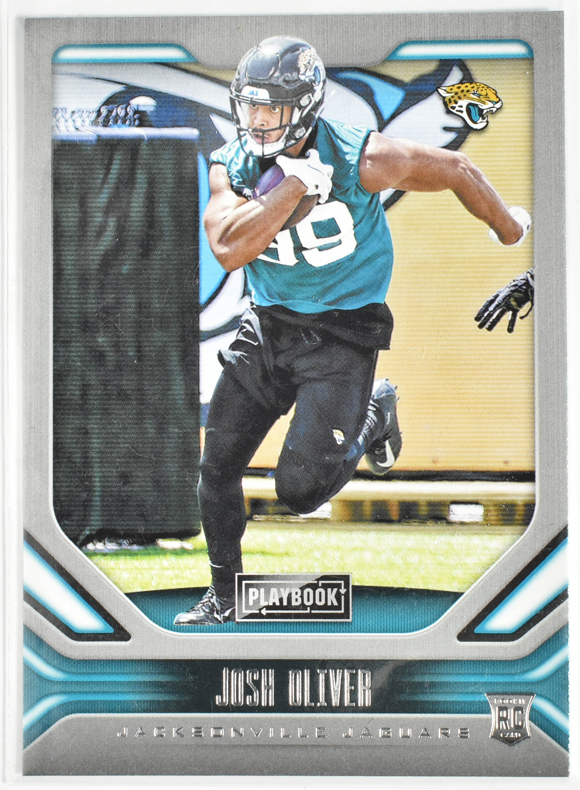 Josh Oliver 167 Jacksonville Jaguars Rookie 2019 Playbook