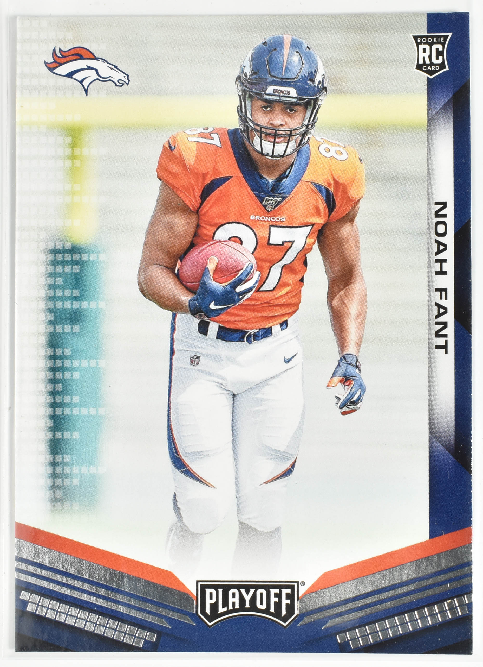 Noah Fant 222 Denver Broncos 2019 Panini Playoff Football Rookie
