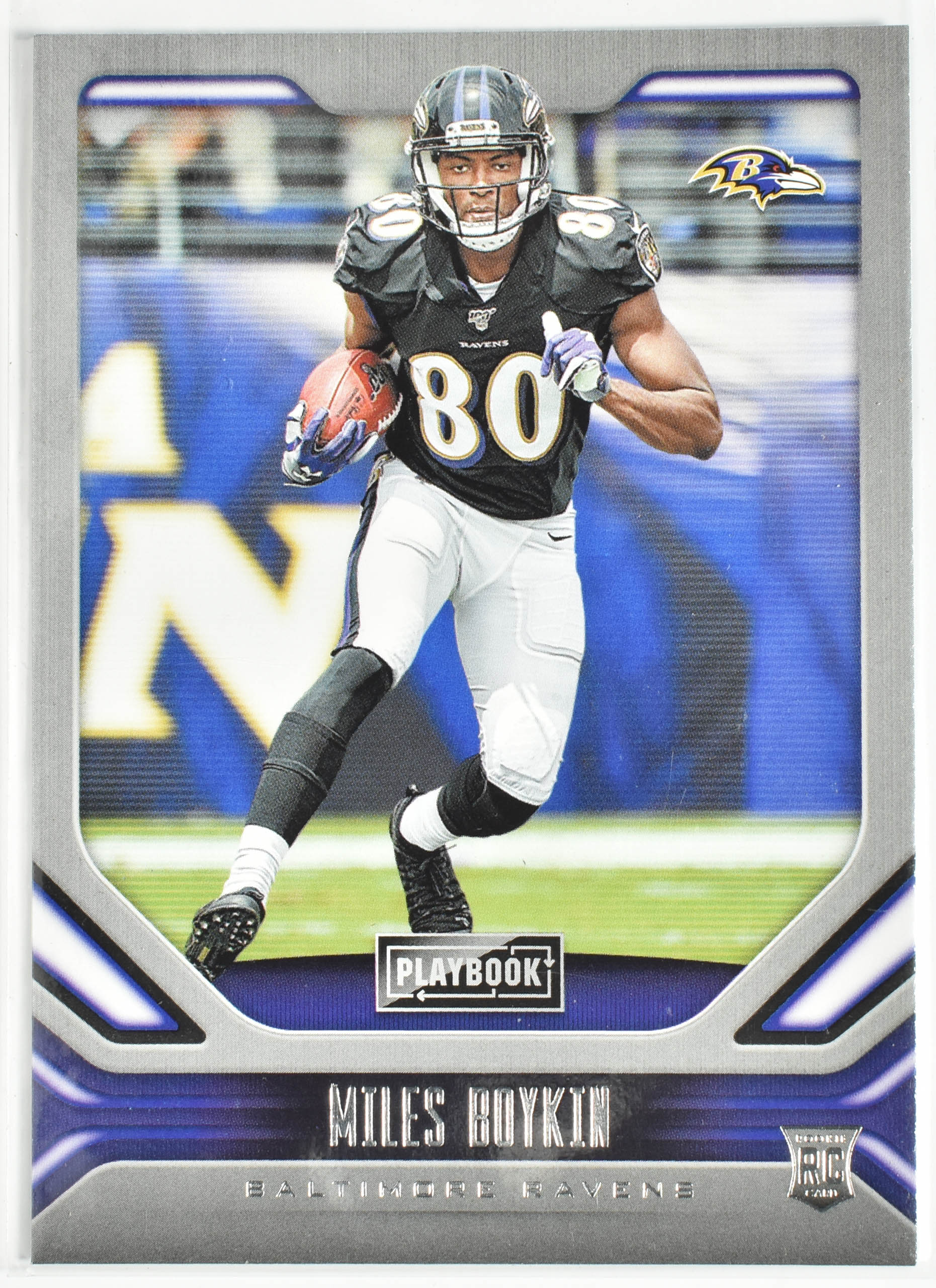 Miles Boykin 139 Ravens Playbook Football 2019 Rookie