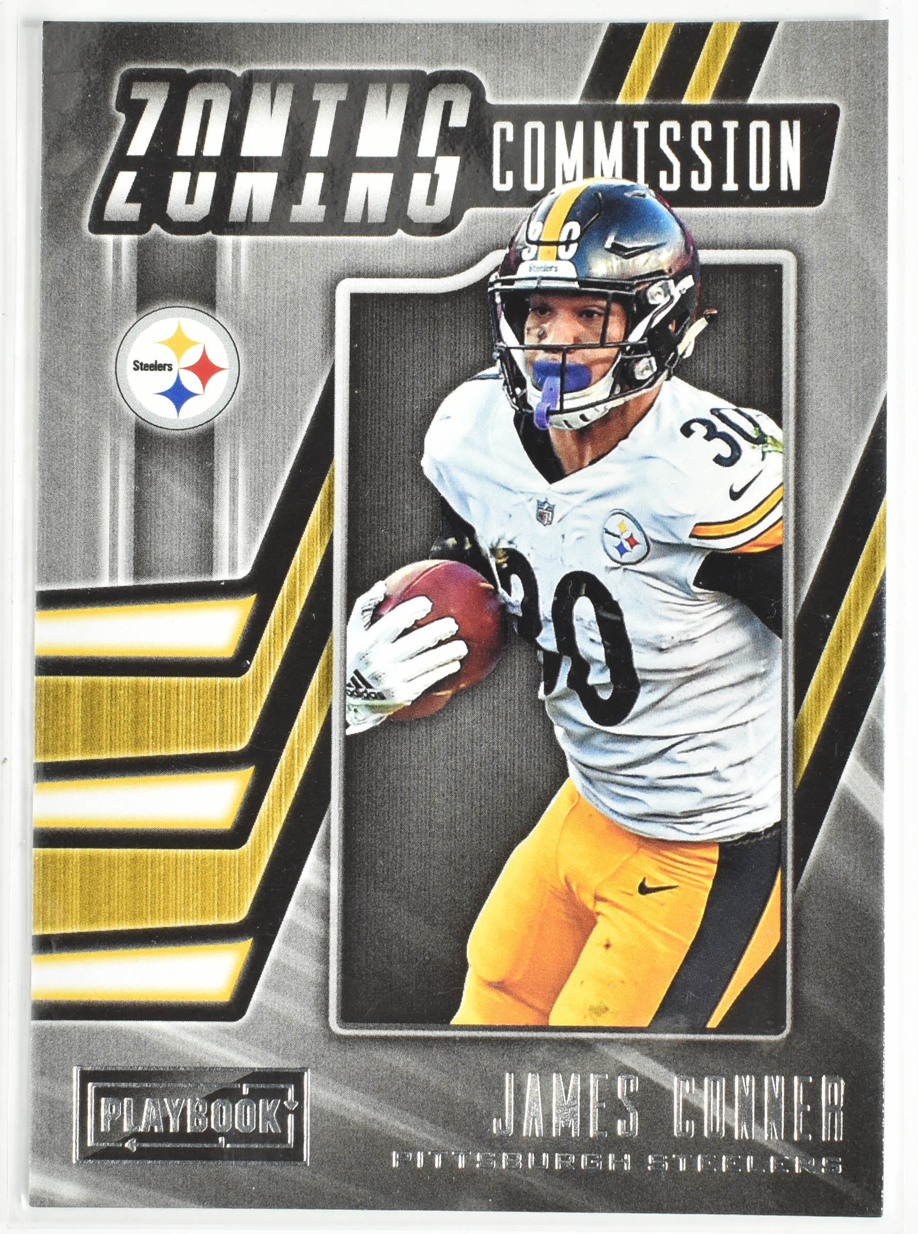 James Conner 24 Steelers Panini Playbook Football 2019