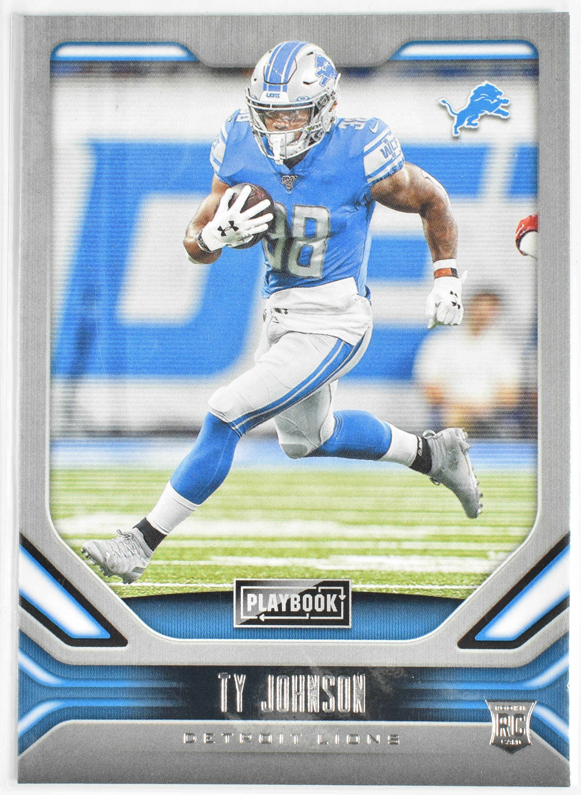 Ty Johnson 182 Lions Panini Playbook Football 2019 Rookie