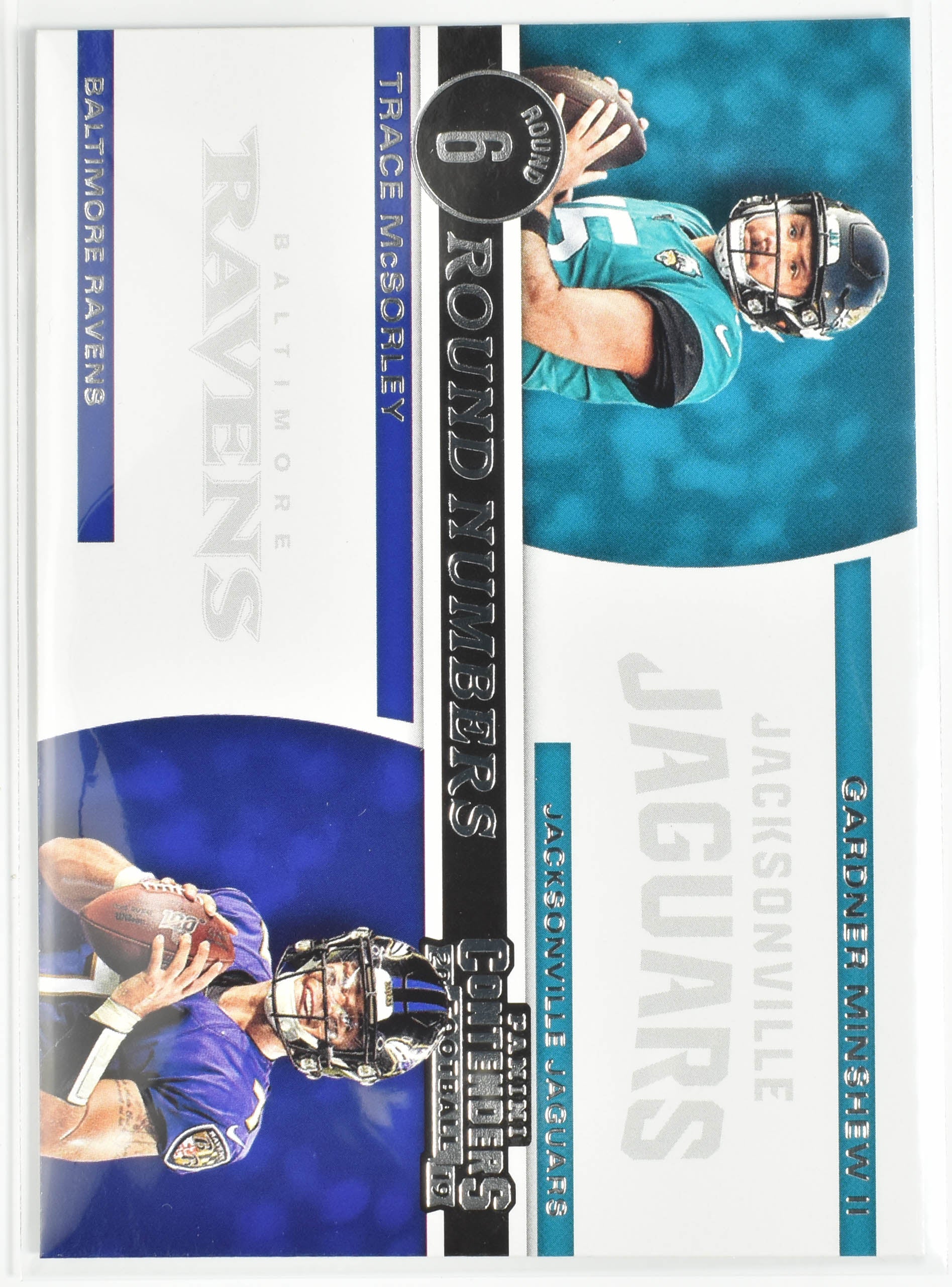 Gardner Minshew RN-MM Panini 2019 Contenders Trace McSorley Ravens