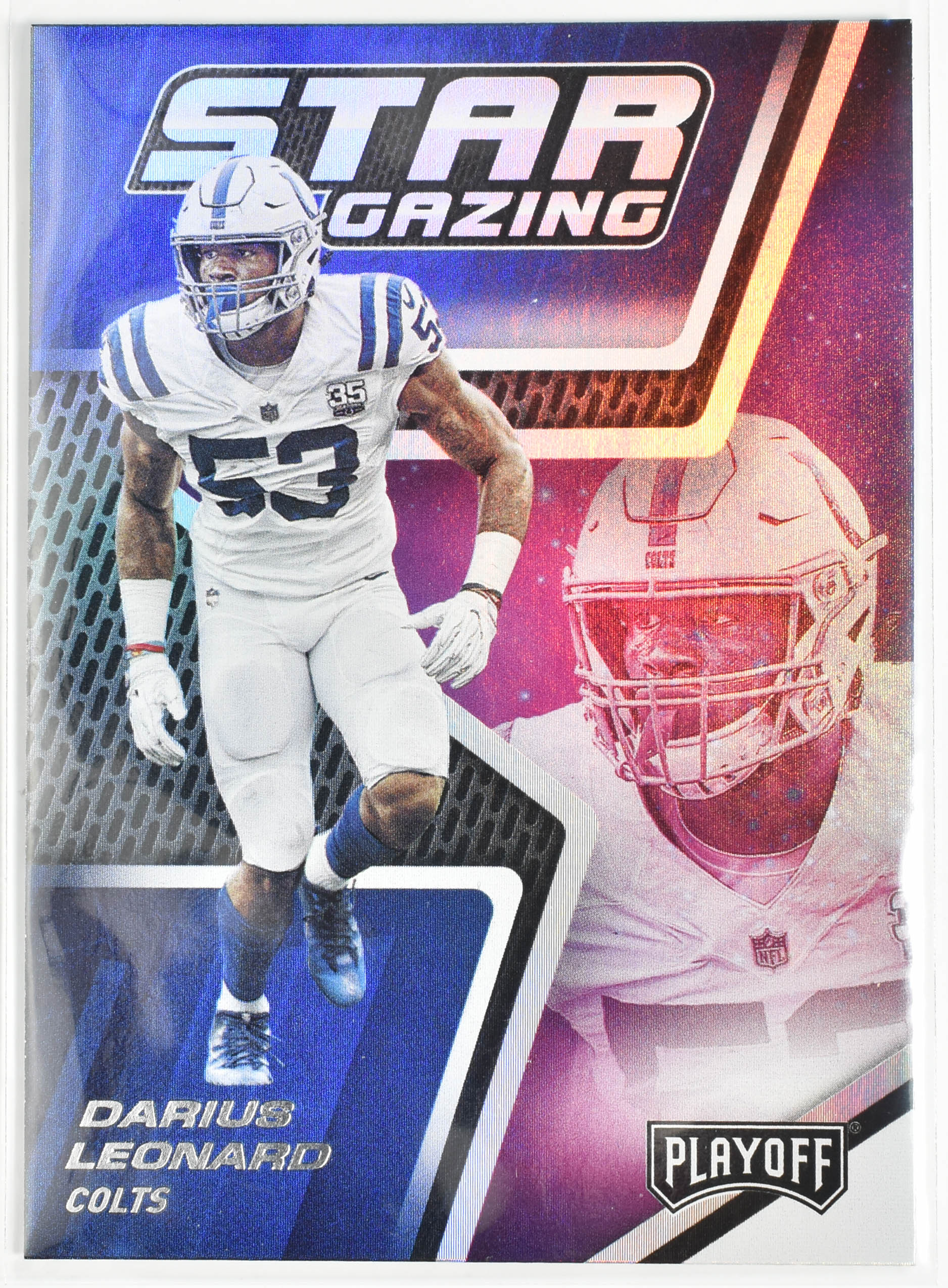 Darius Leonard 30 Star Gazing Panini 2019 Playoff Football