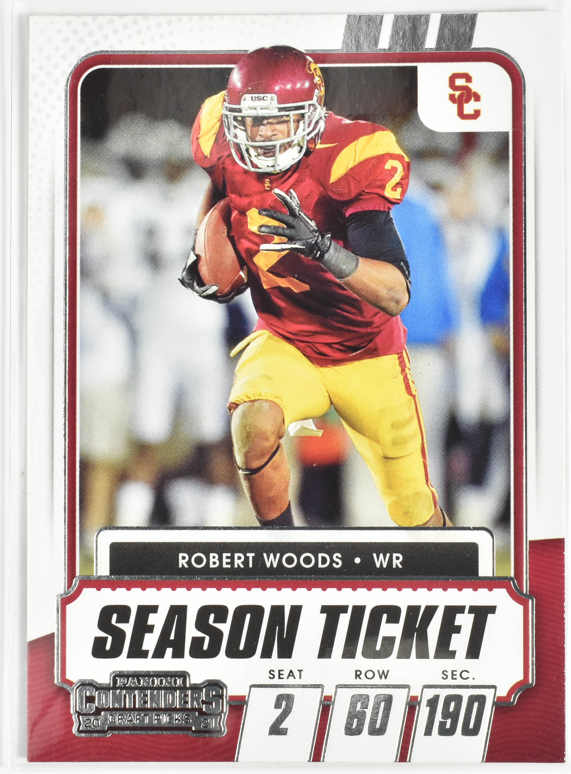 Robert Woods 93 SC Panini Contenders 2021 Season Ticket