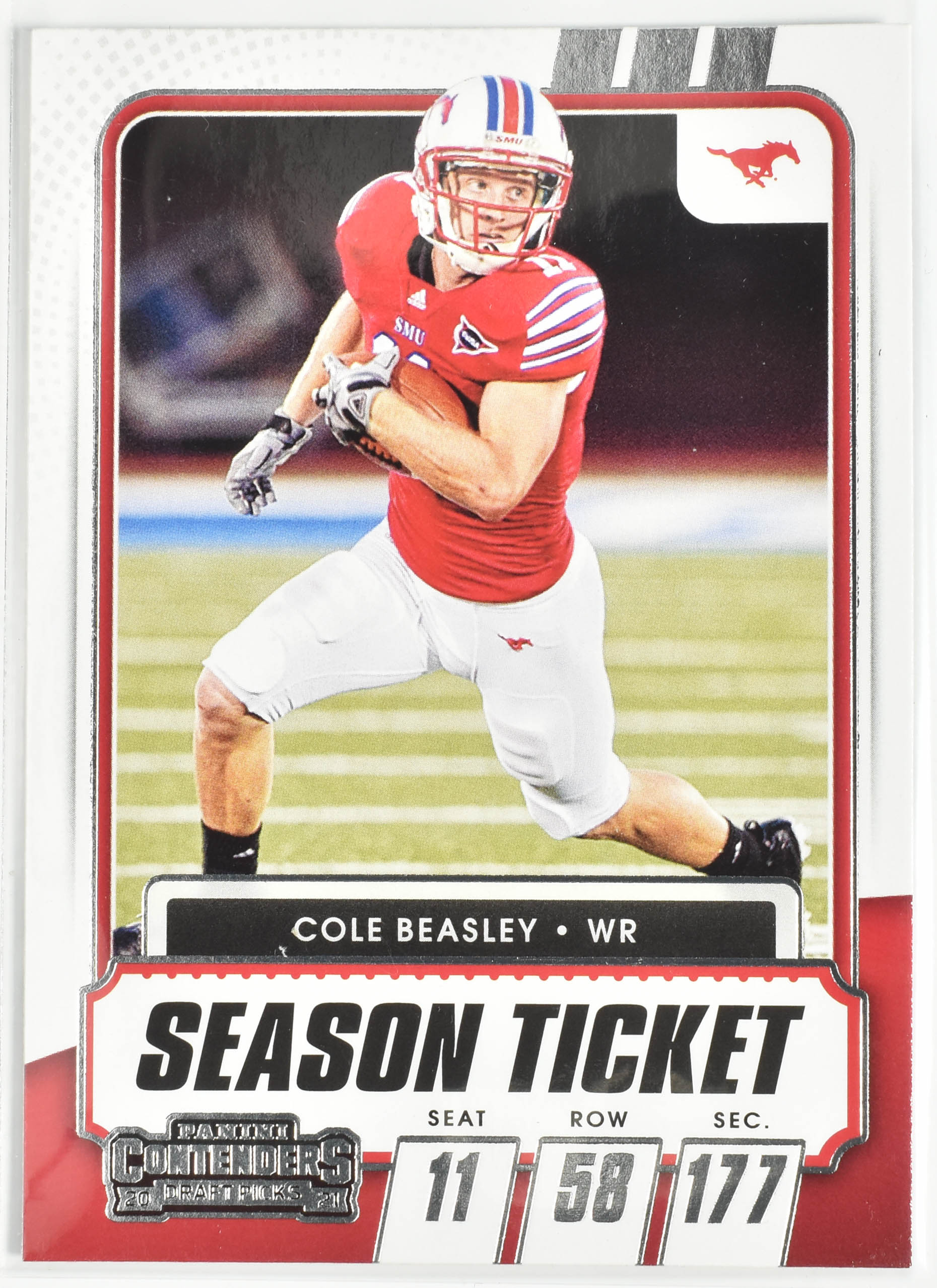 Cole Beasley No. 94 Panini Contenders 2021 Draft Picks Season Ticket
