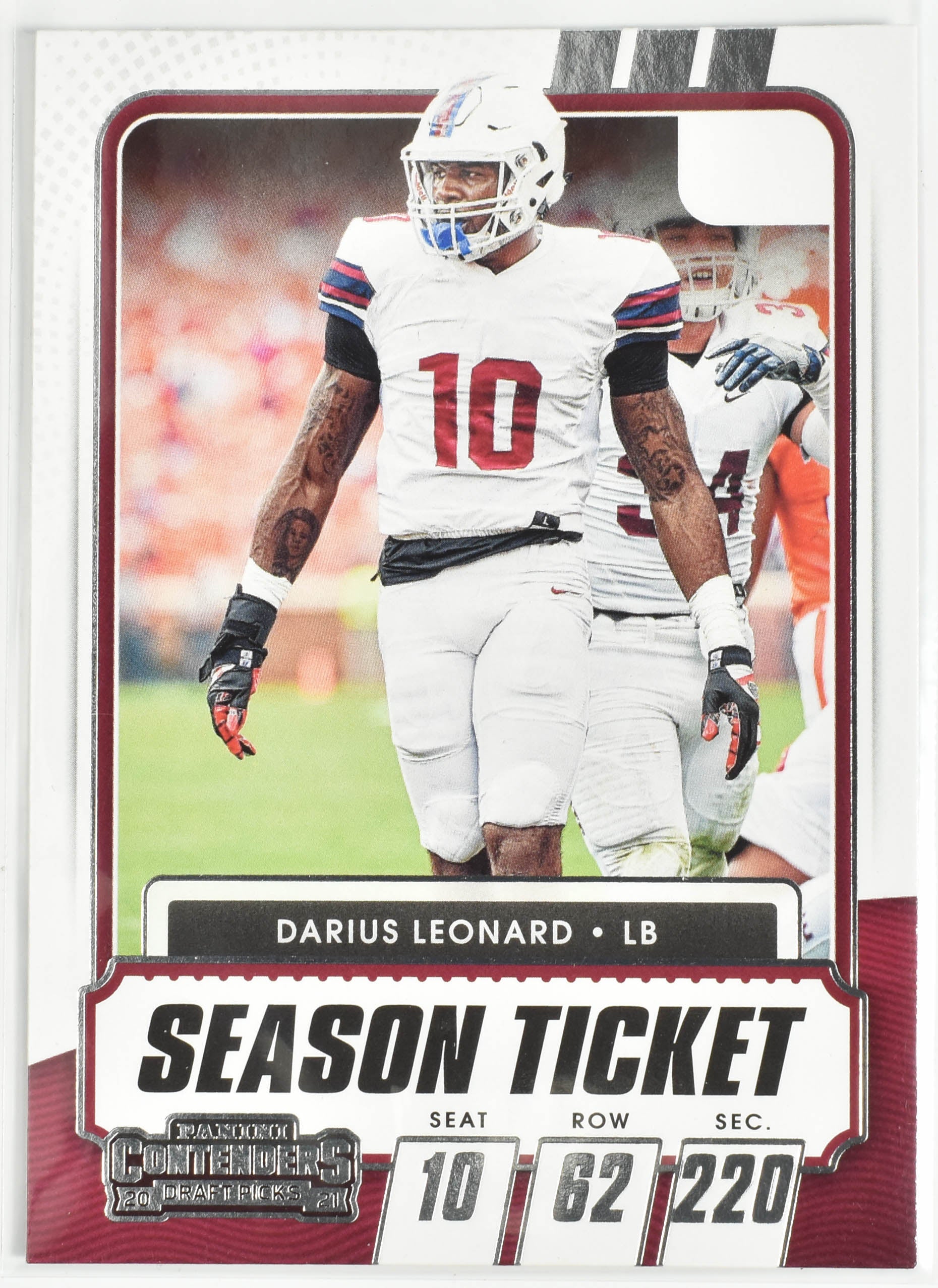 Darius Leonard No.87 Panini Contenders 2021 Draft Picks Season Ticket