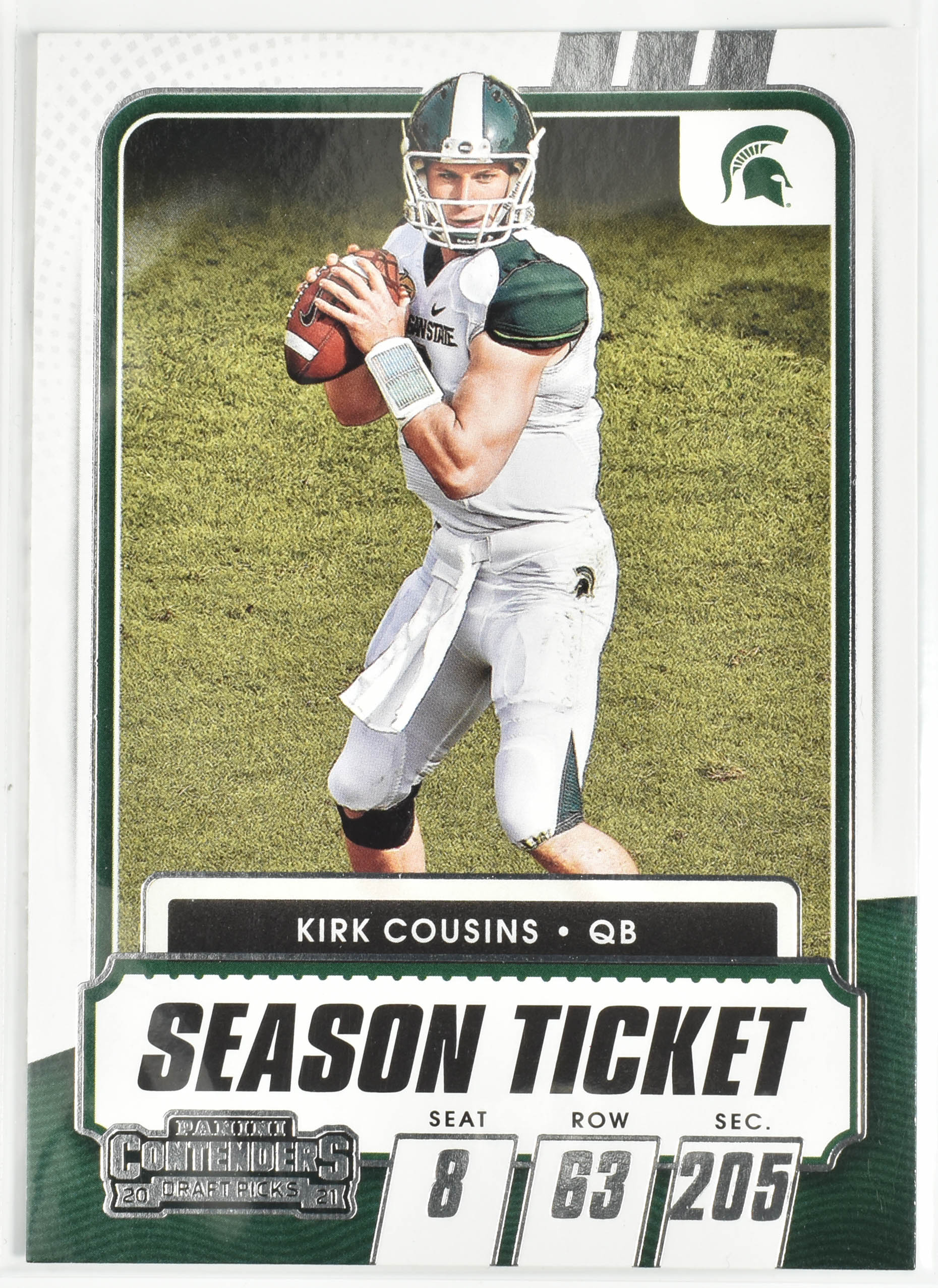 Kirk Cousins No.13 Panini Contenders 2021 Draft Picks Season Ticket