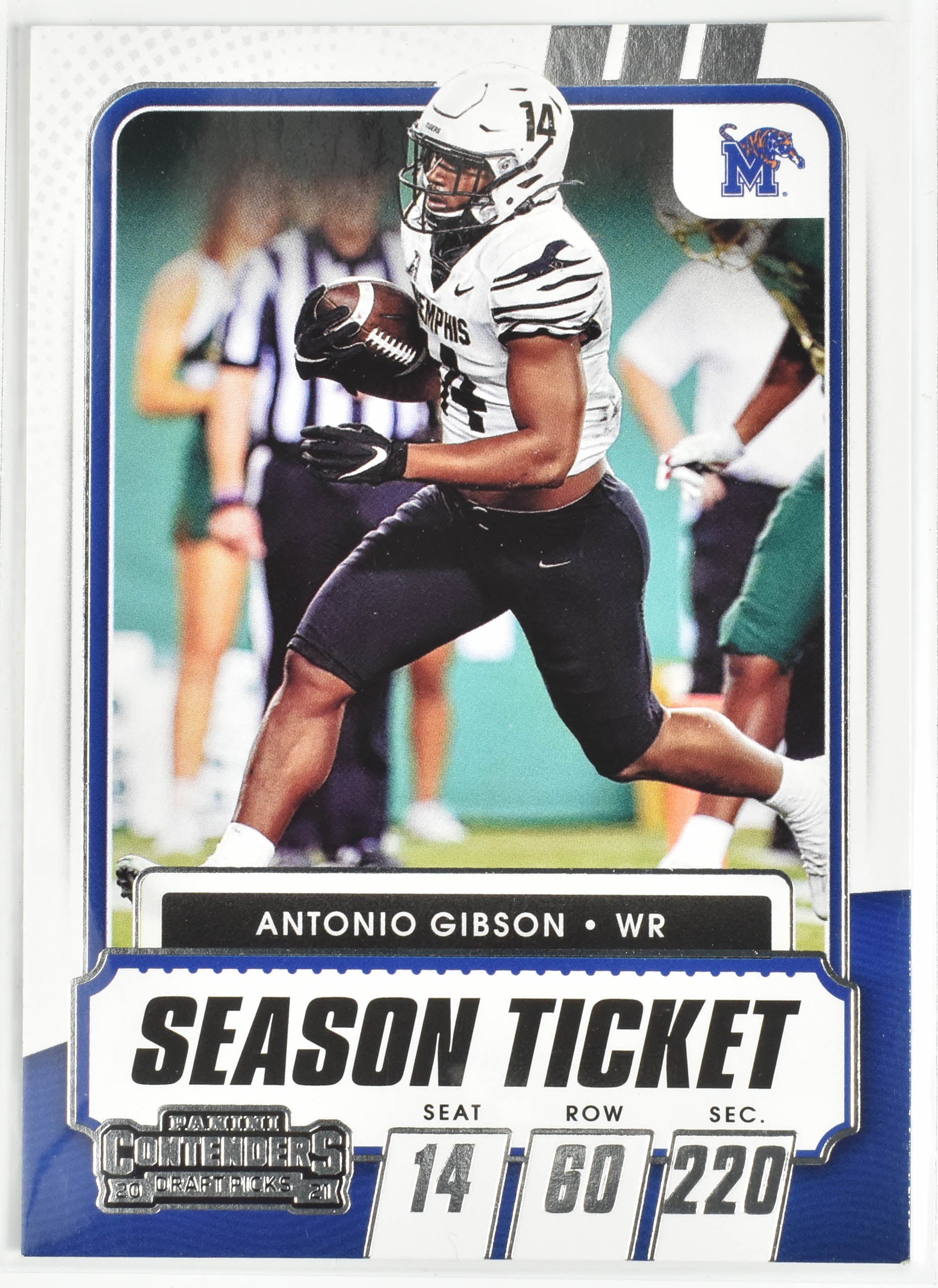 Antonio Gibson No.55 Panini Contenders 2021 Draft Picks Season Ticket