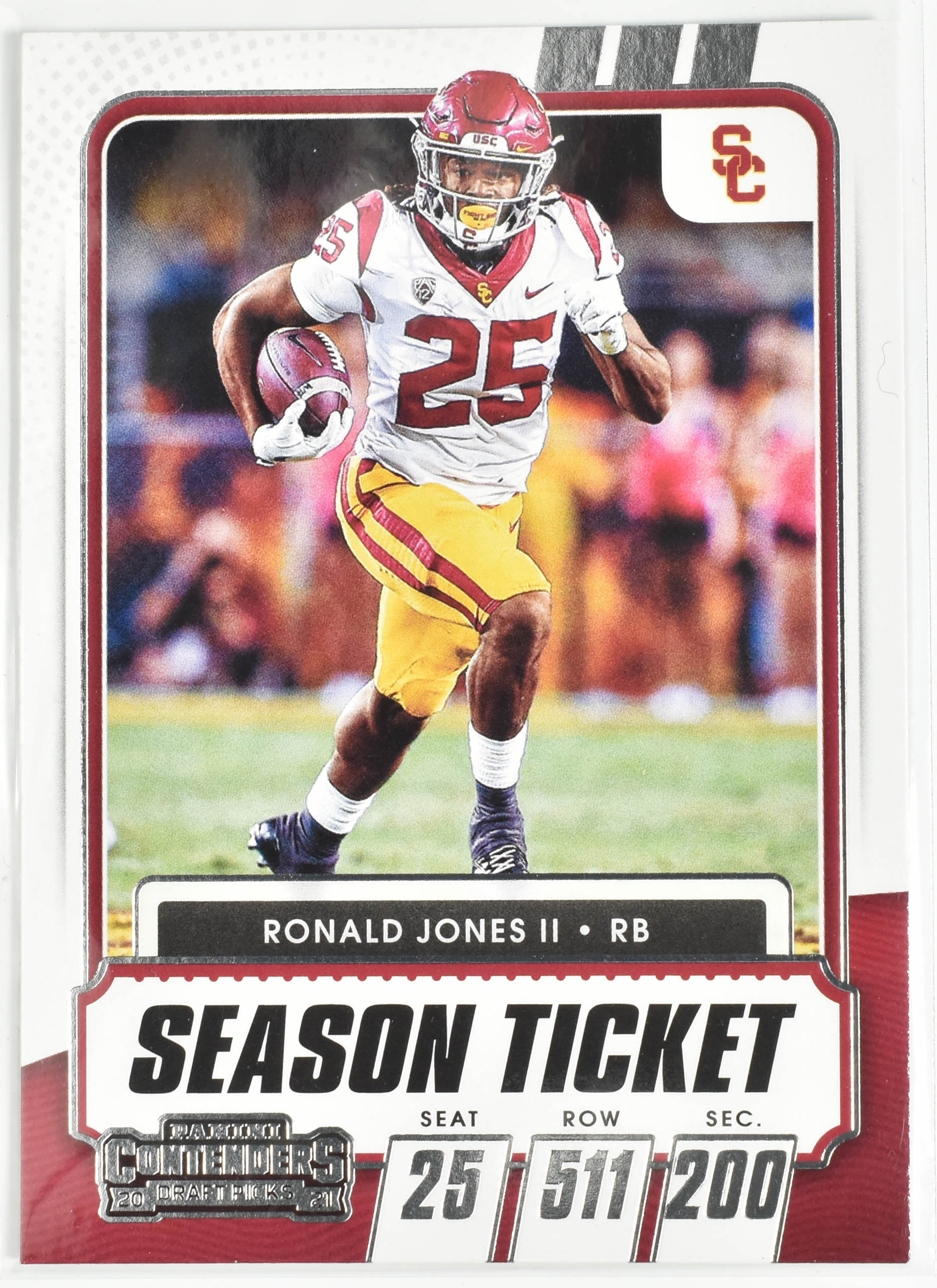 Ronald Jones II No.71 Panini Contenders 2021 Draft Picks Season Ticket