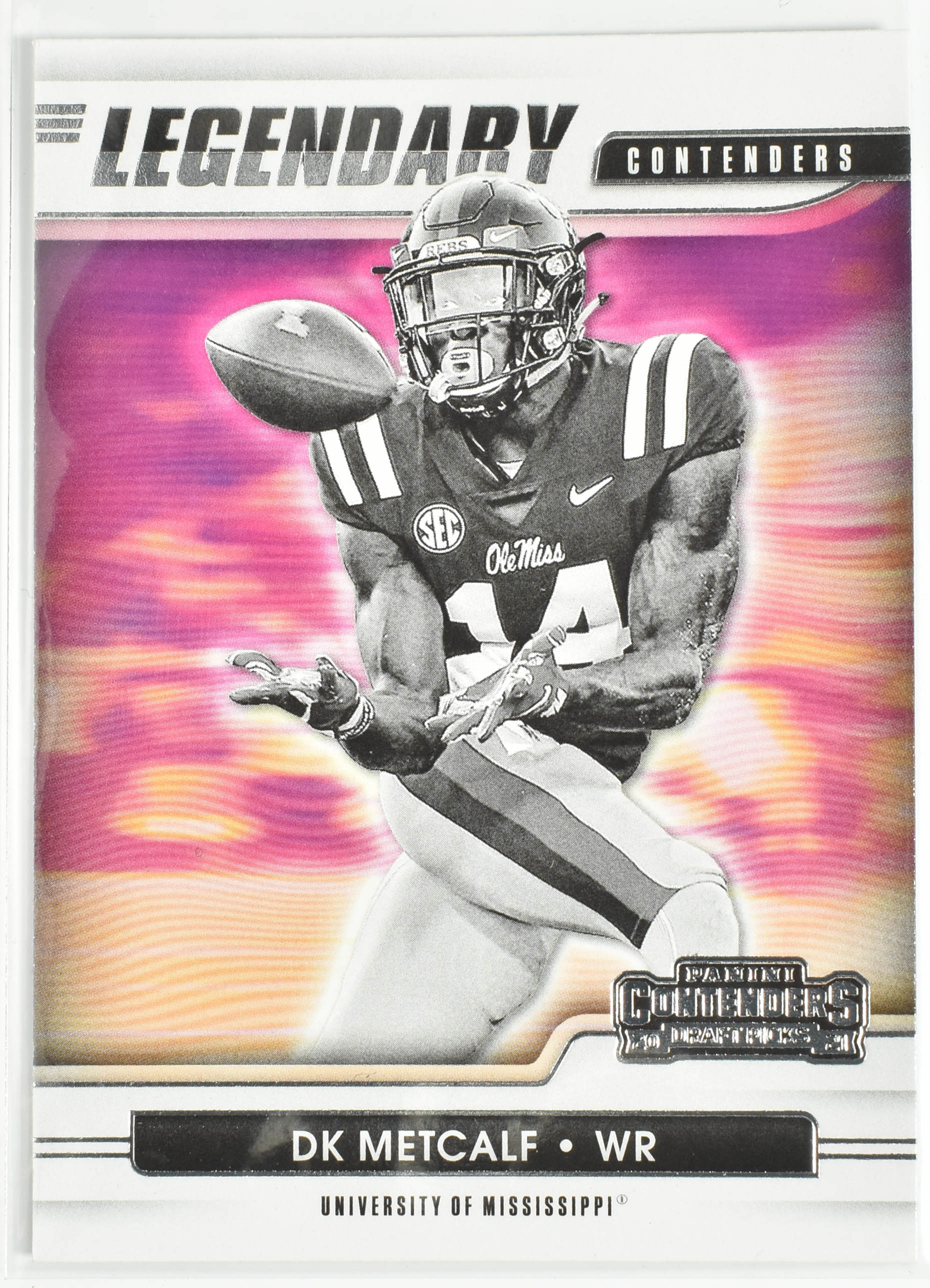 DK Metcalf No.14 Panini Contenders 2021 Draft Picks Legendary
