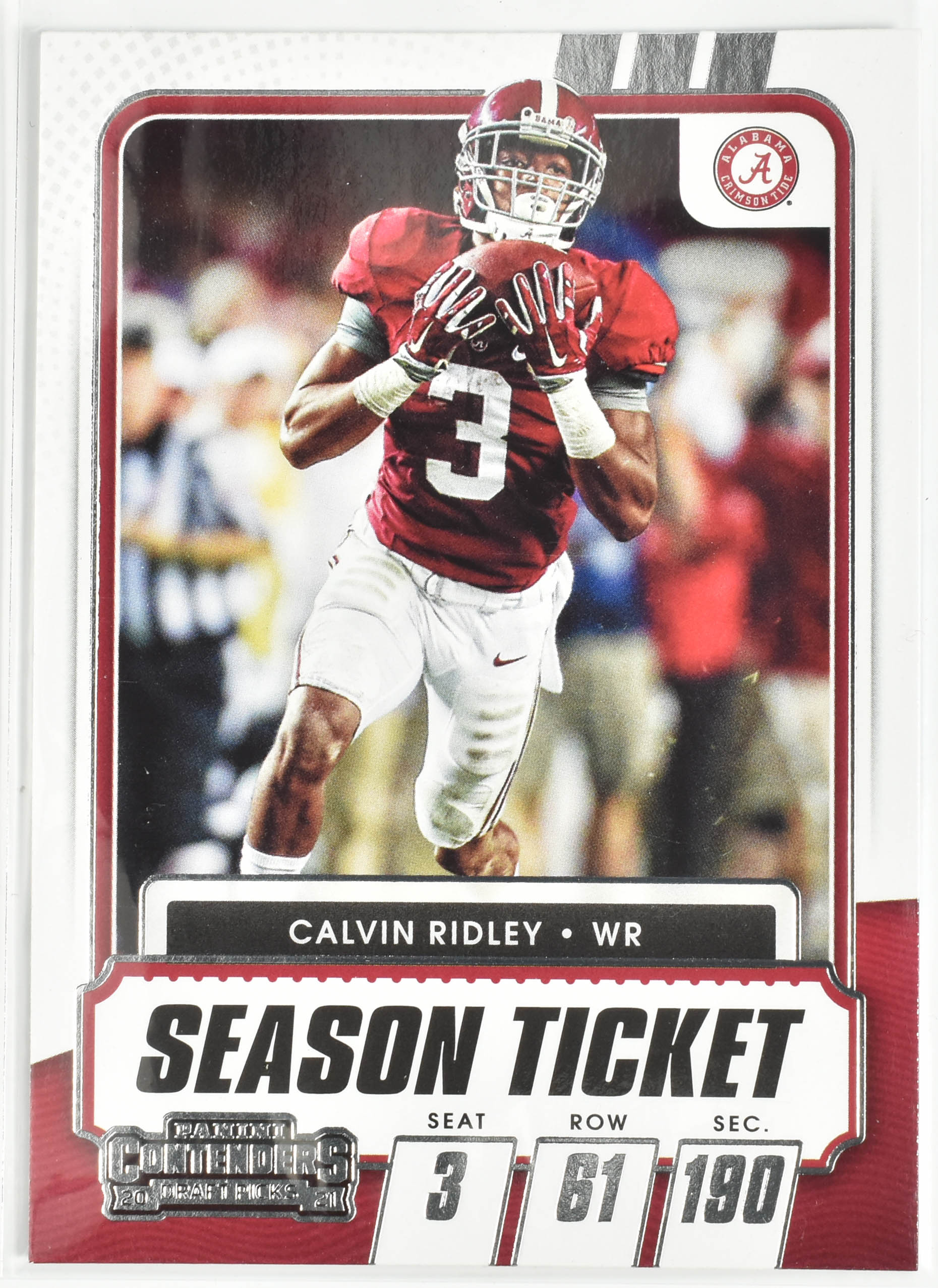 Calvin Ridley No.36 Alabama Panini Contenders 2021 Draft Picks Season Ticket