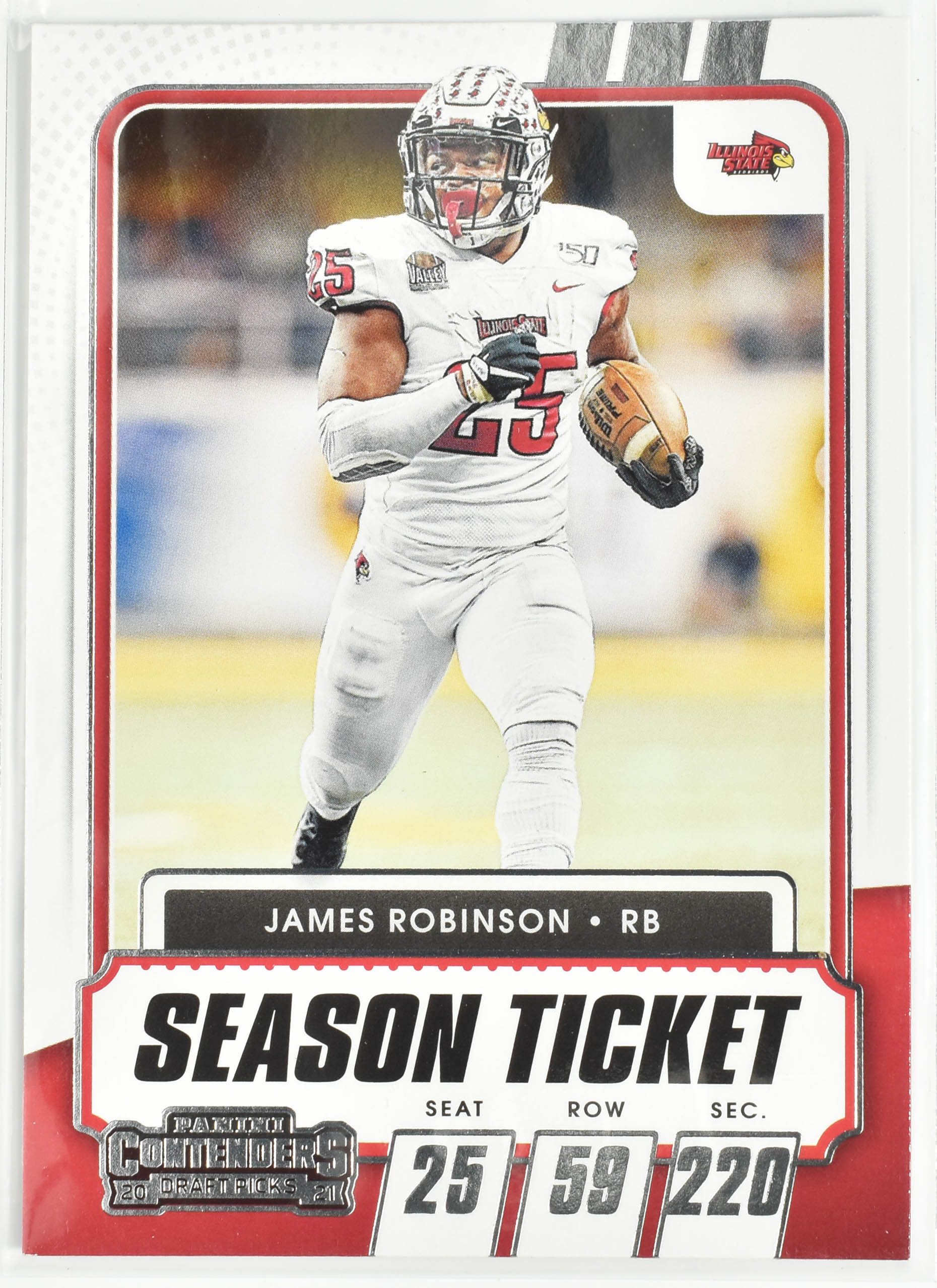 James Robinson No.72 Panini Contenders 2021 Draft Picks Season Ticket