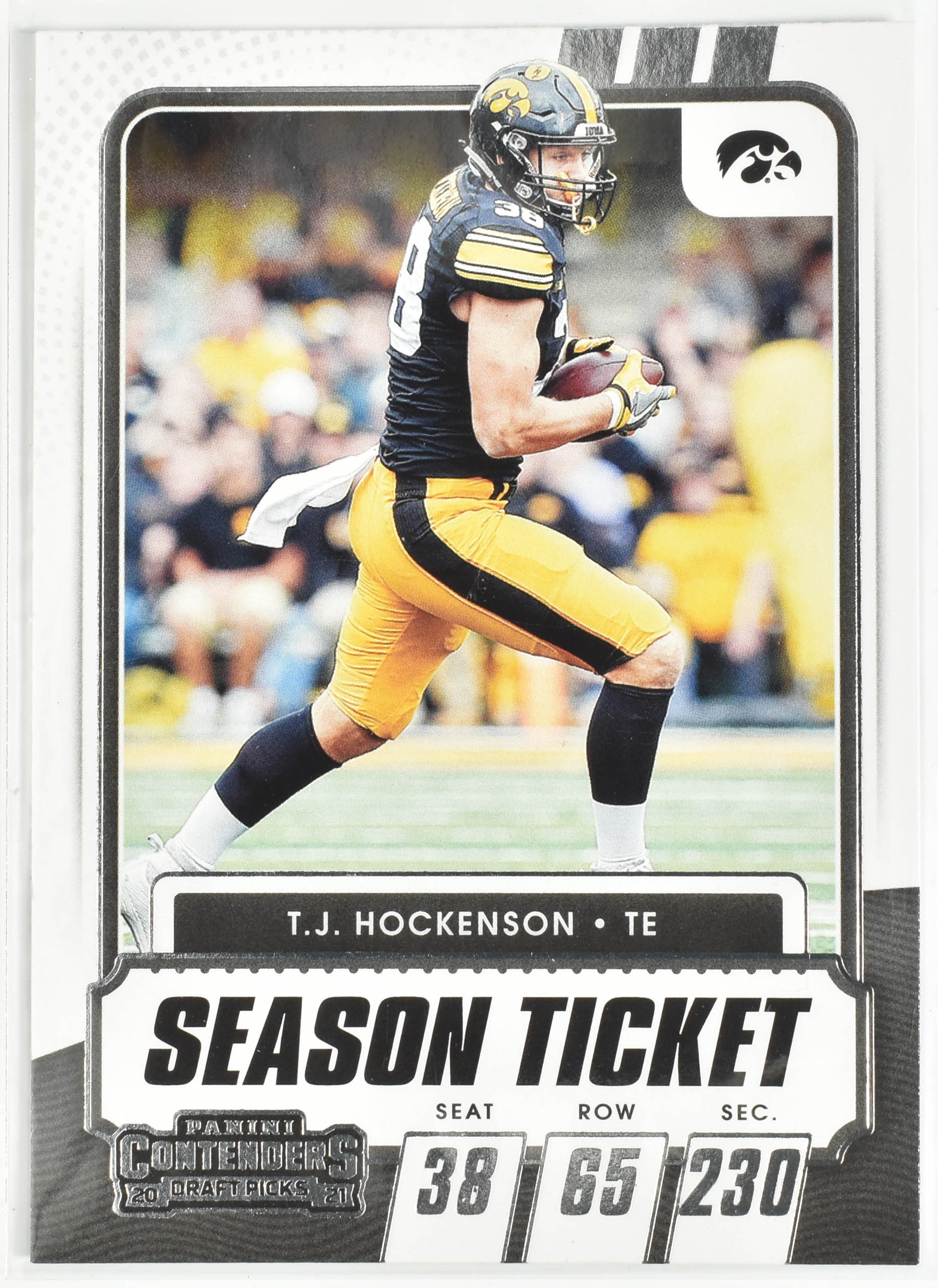 TJ Hockenson No.99 Panini Contenders 2021 Draft Picks Season Ticket