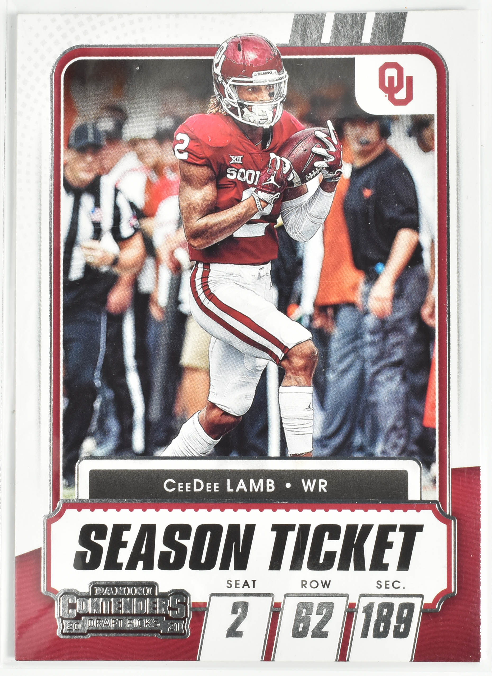 CeeDee Lamb No.44 Panini Contenders 2021 Draft Picks Season Ticket