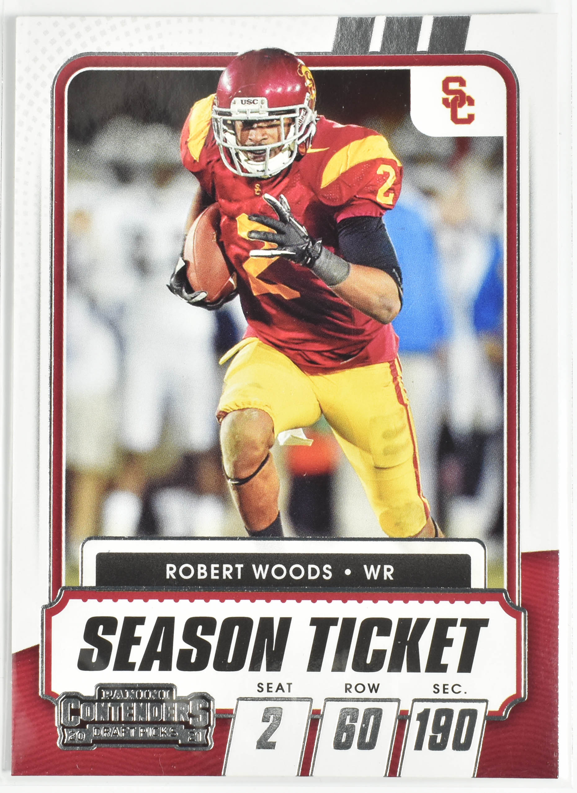Robert Woods No.93 Panini Contenders 2021 Draft Picks Season Ticket
