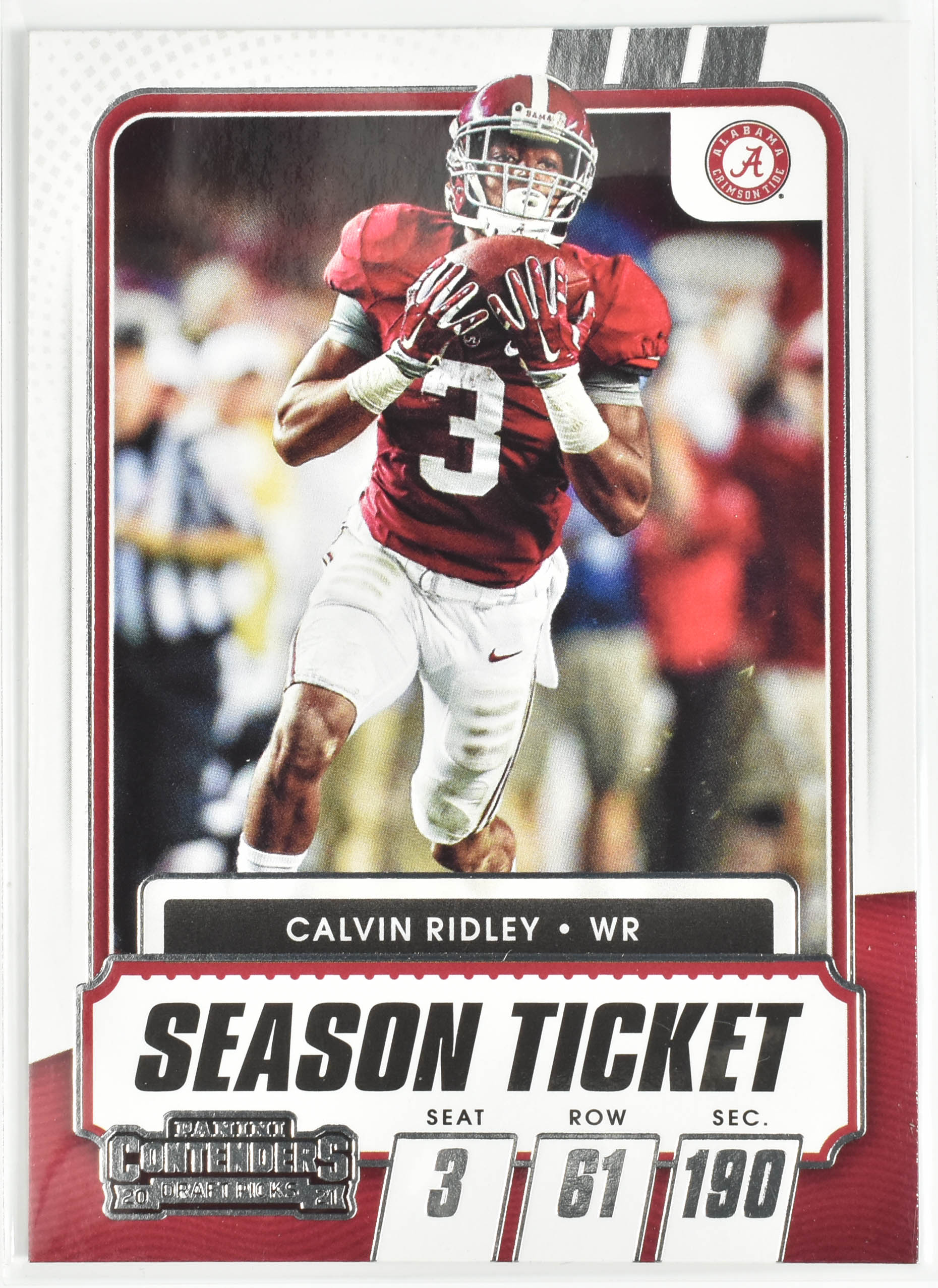 Calvin Ridley No.36 Alabama Panini Contenders 2021 Draft Picks
