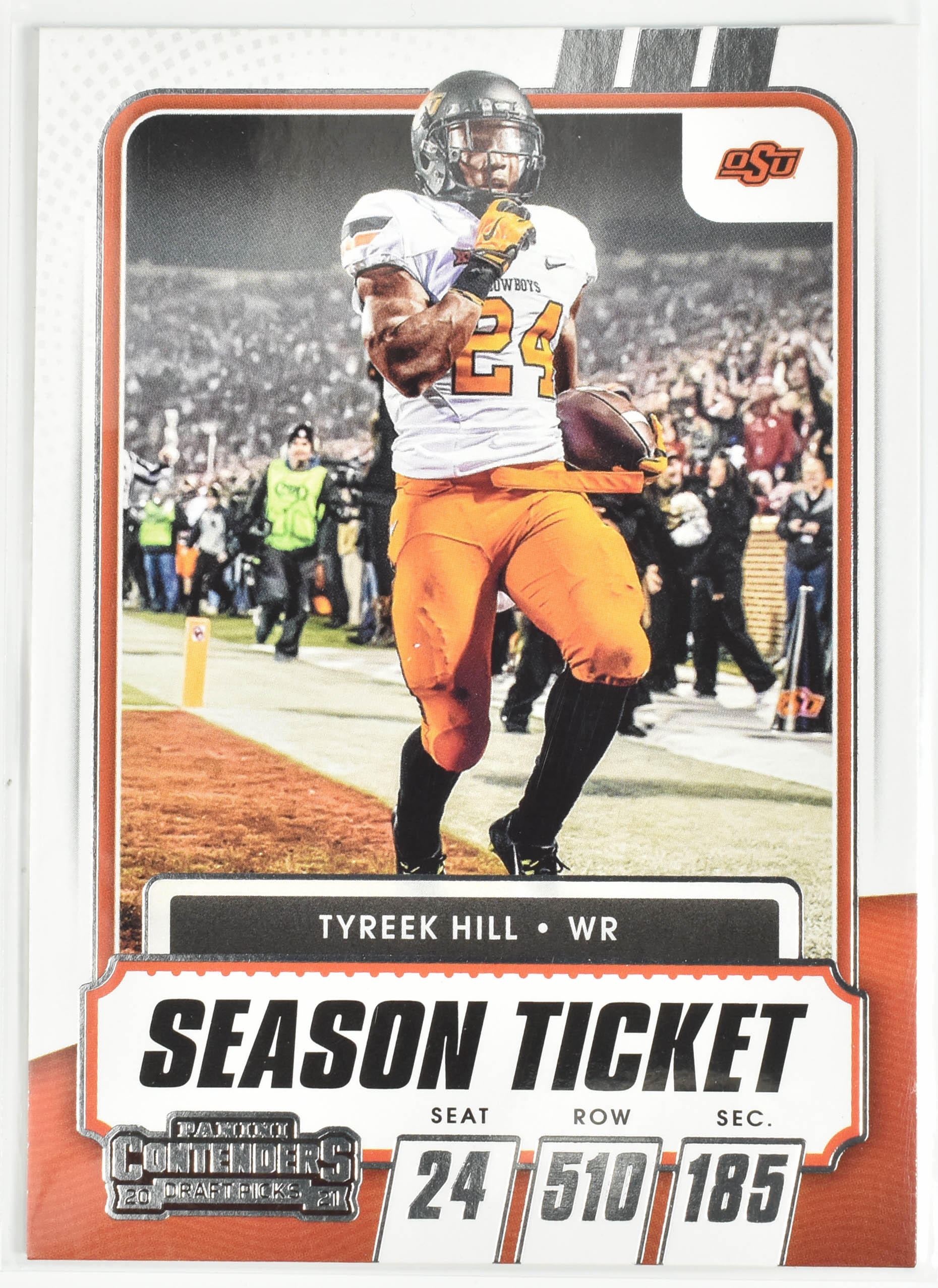 Tyreek Hill No.29 OSU Panini Contenders 2021 Draft Picks Season Ticket