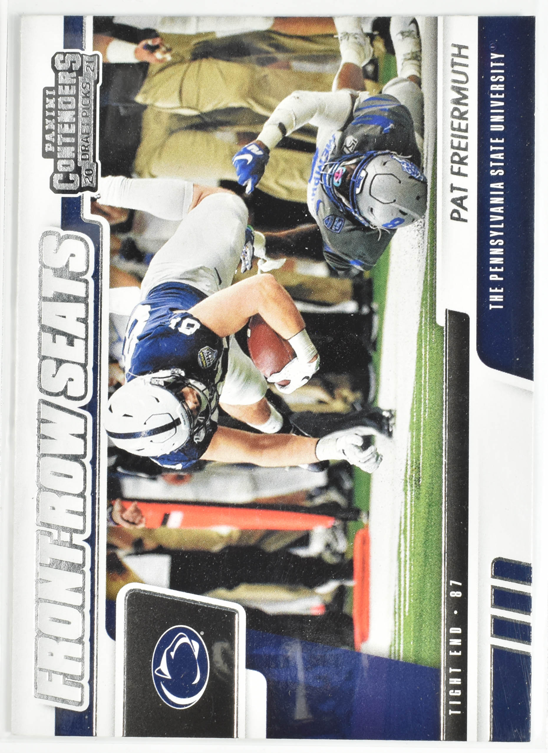 Pat Freiermuth No.29 Panini Contenders 2021 Draft Picks Front Row Seats