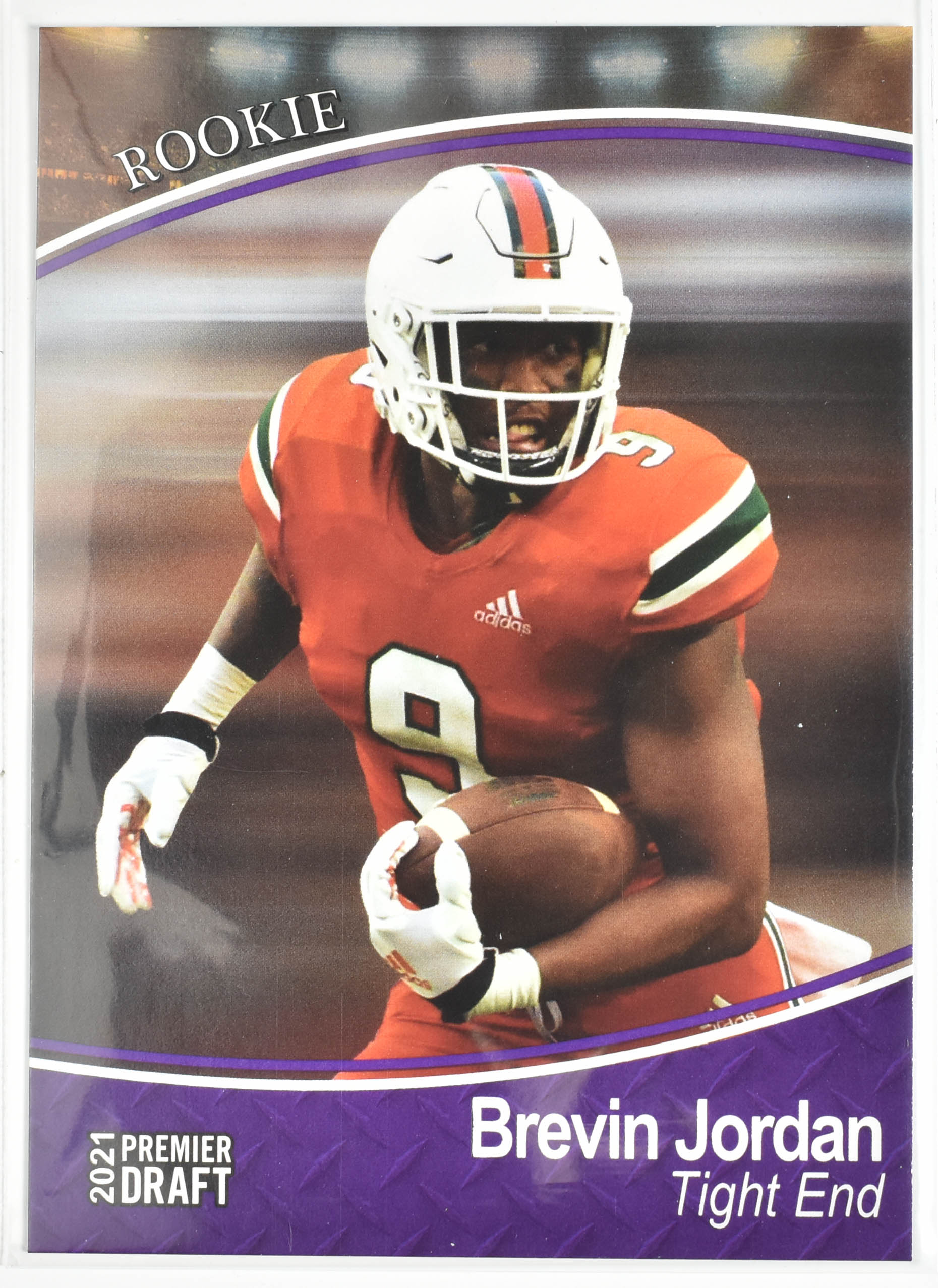 Brevin Jordan 86 Sage 2021 Premier Draft Rookie