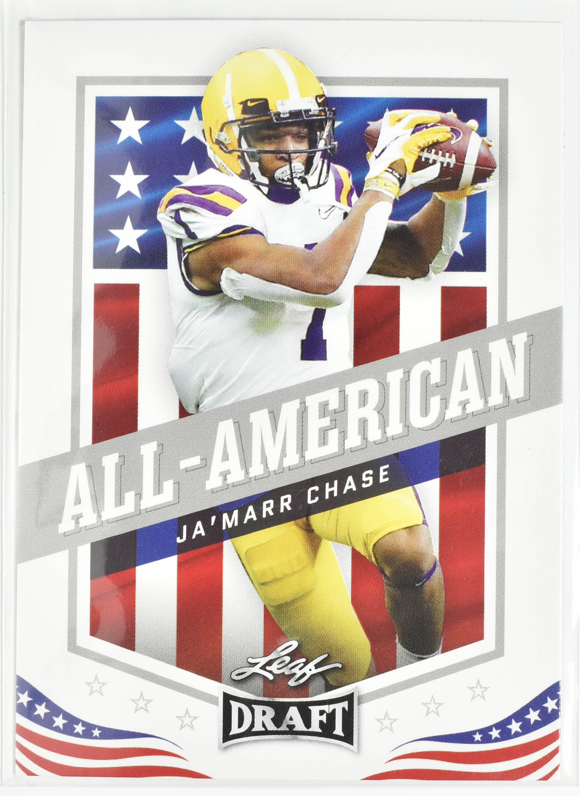 Ja Marr Chase 41 Leaf Draft 2021 All American