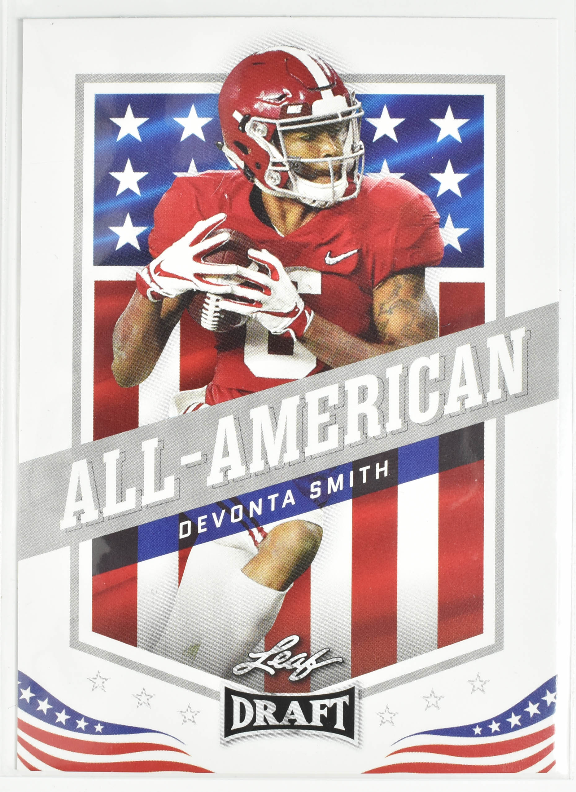 Devonta Smith 42 Leaf Draft 2021 All American