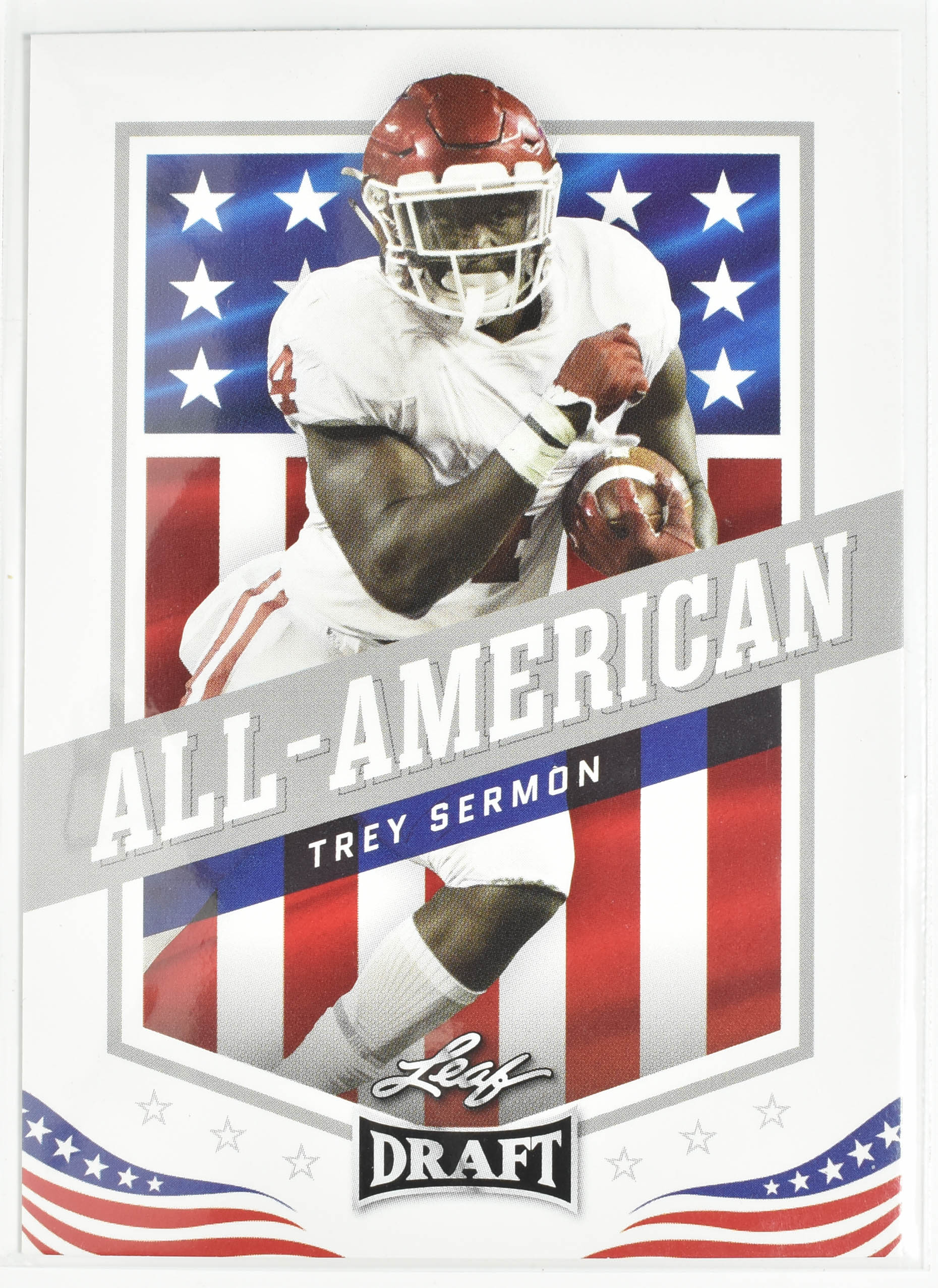 Trey Sermon 43 Leaf Draft 2021 All American