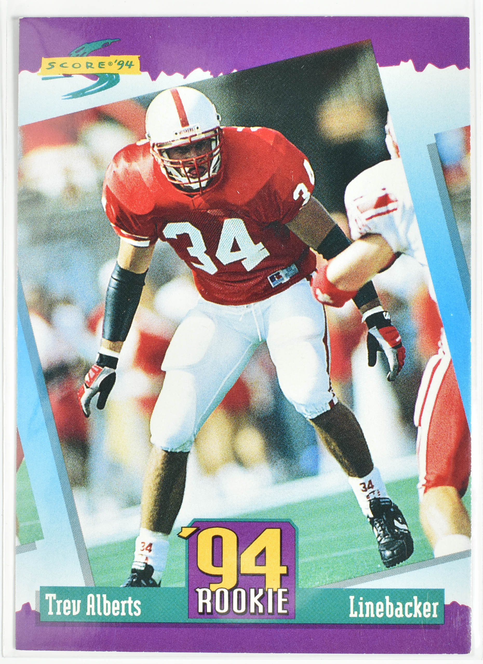 Trev alberts 1994 Rookie Pinnacle 280 Football Card Colts