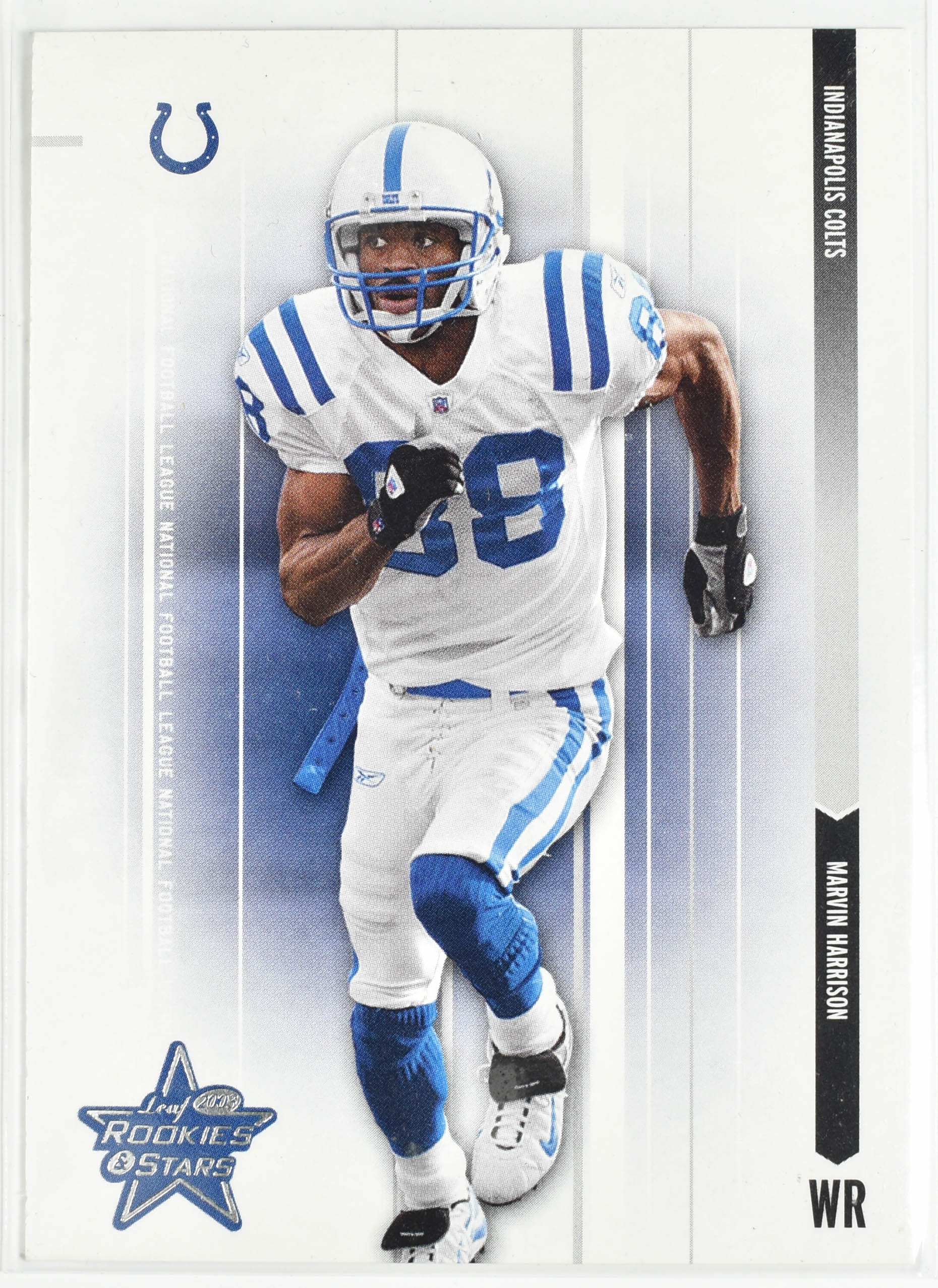 Marvin Harrison 35 Colts Donruss Leaf Rookie & Stars 2003