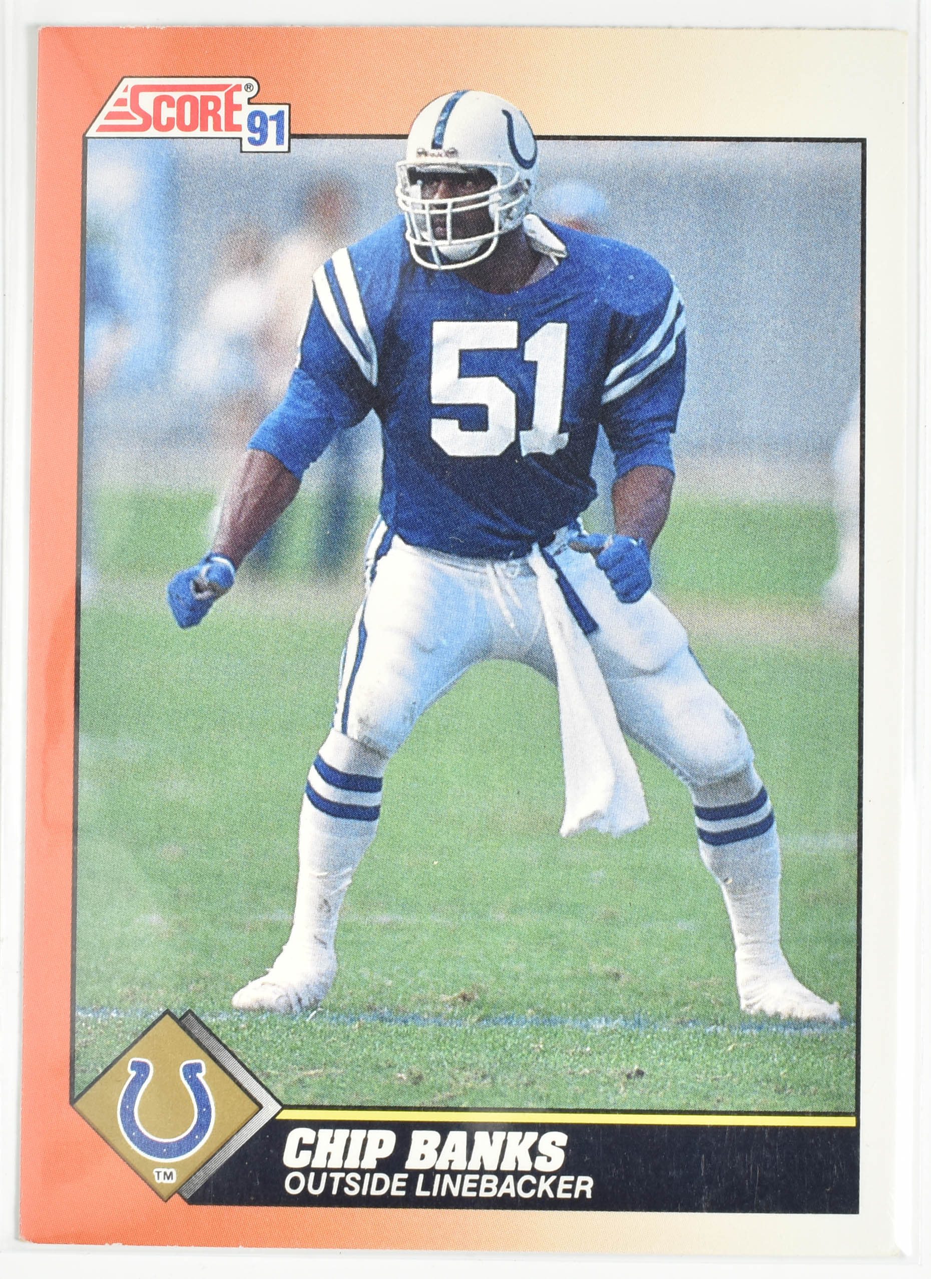 Chip Banks 448 Score 1991 Indianapolis Colts