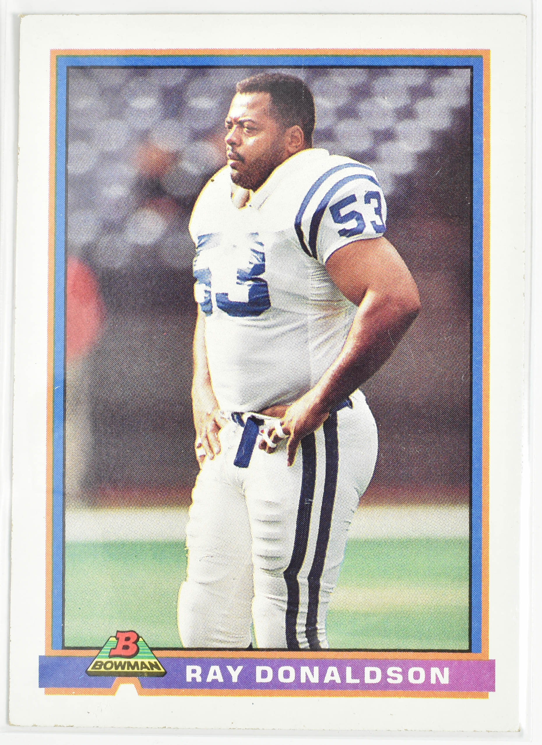 Ray Donaldson 210 Bowman 1991 Indianapolis Colts