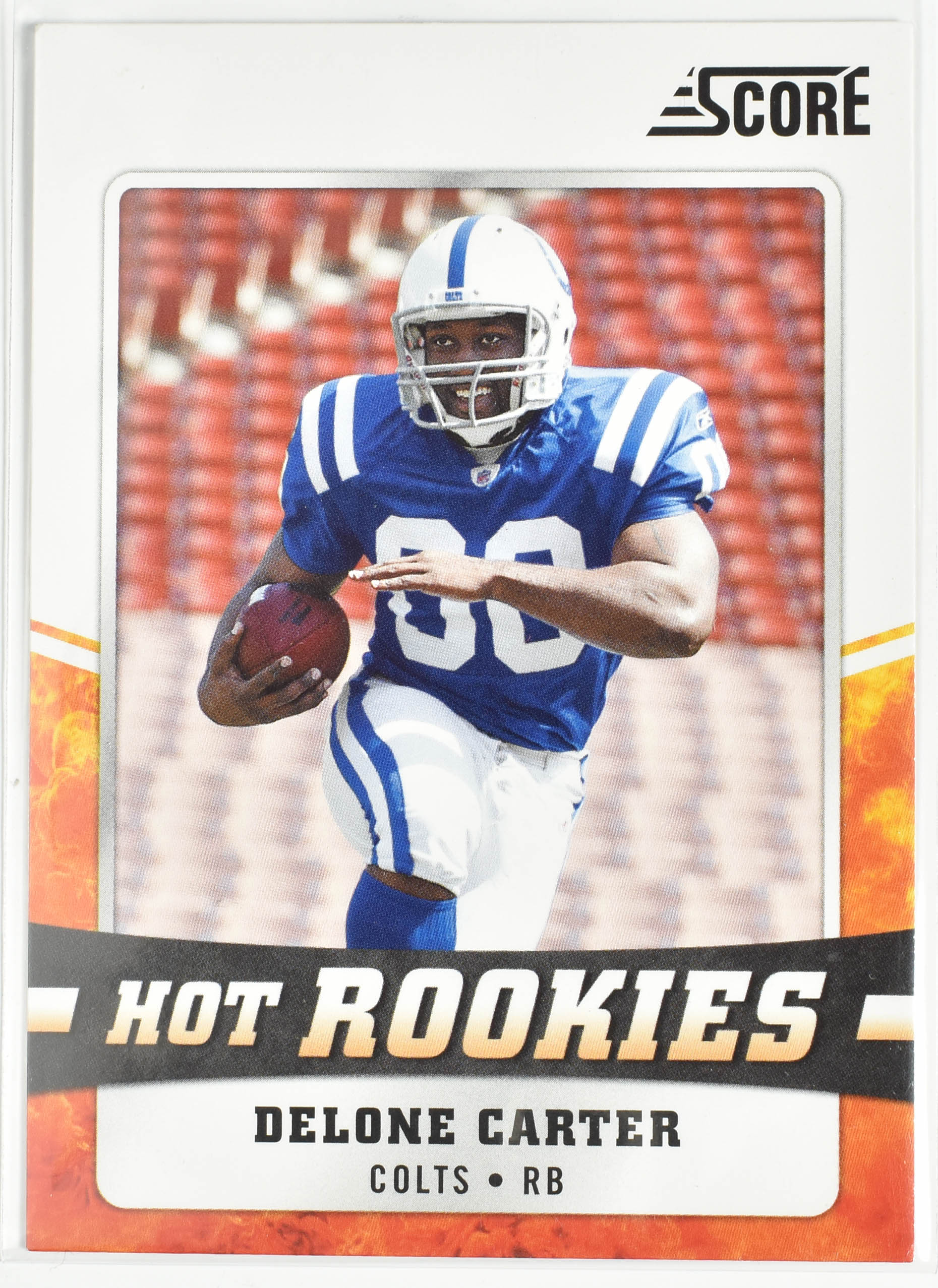 Delone Carter 10 Panini 2011 Colts Hot Rookie