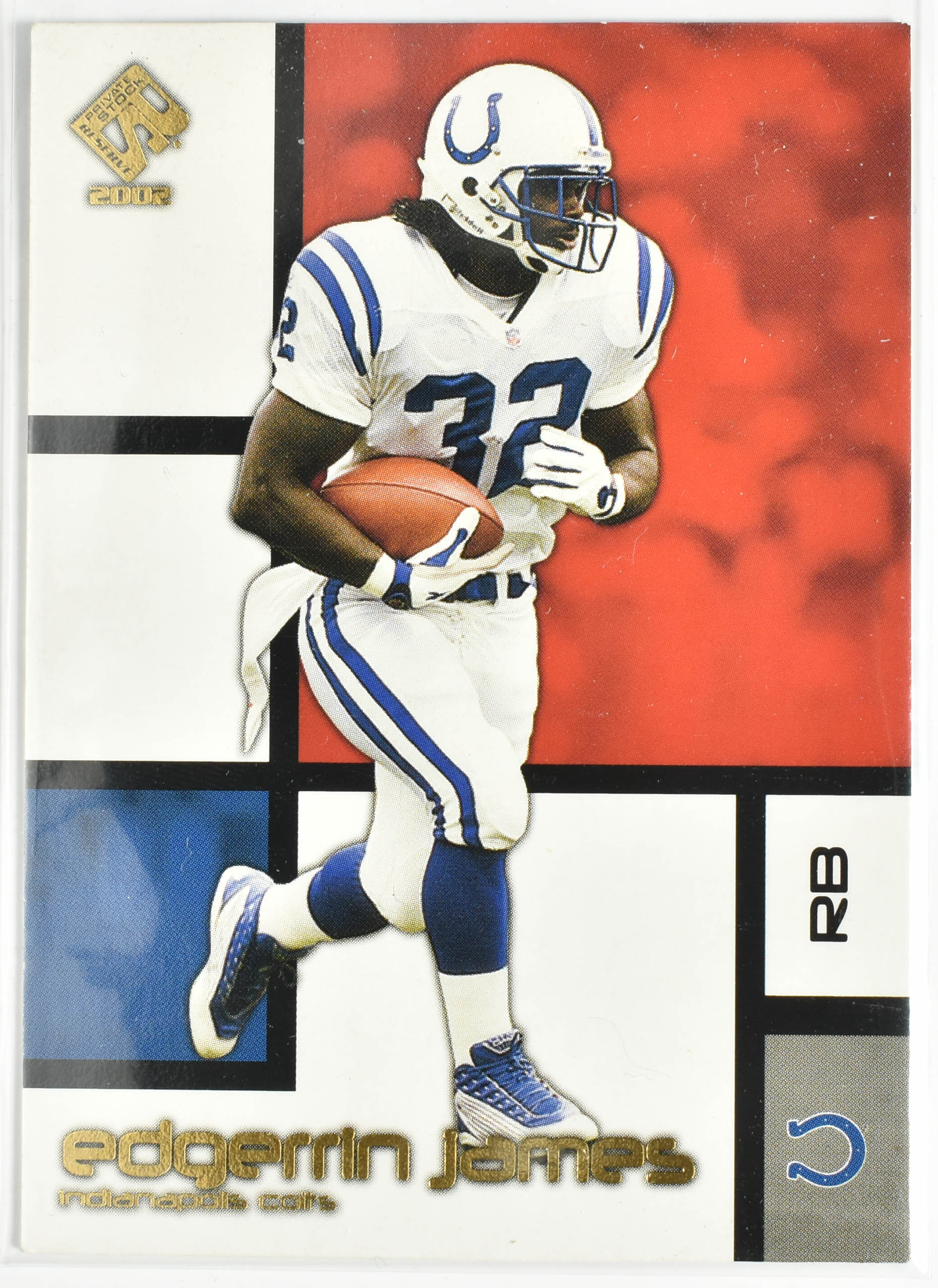 Edgerrin James 42 Colts 2002 Pacific Trading Cards Colts