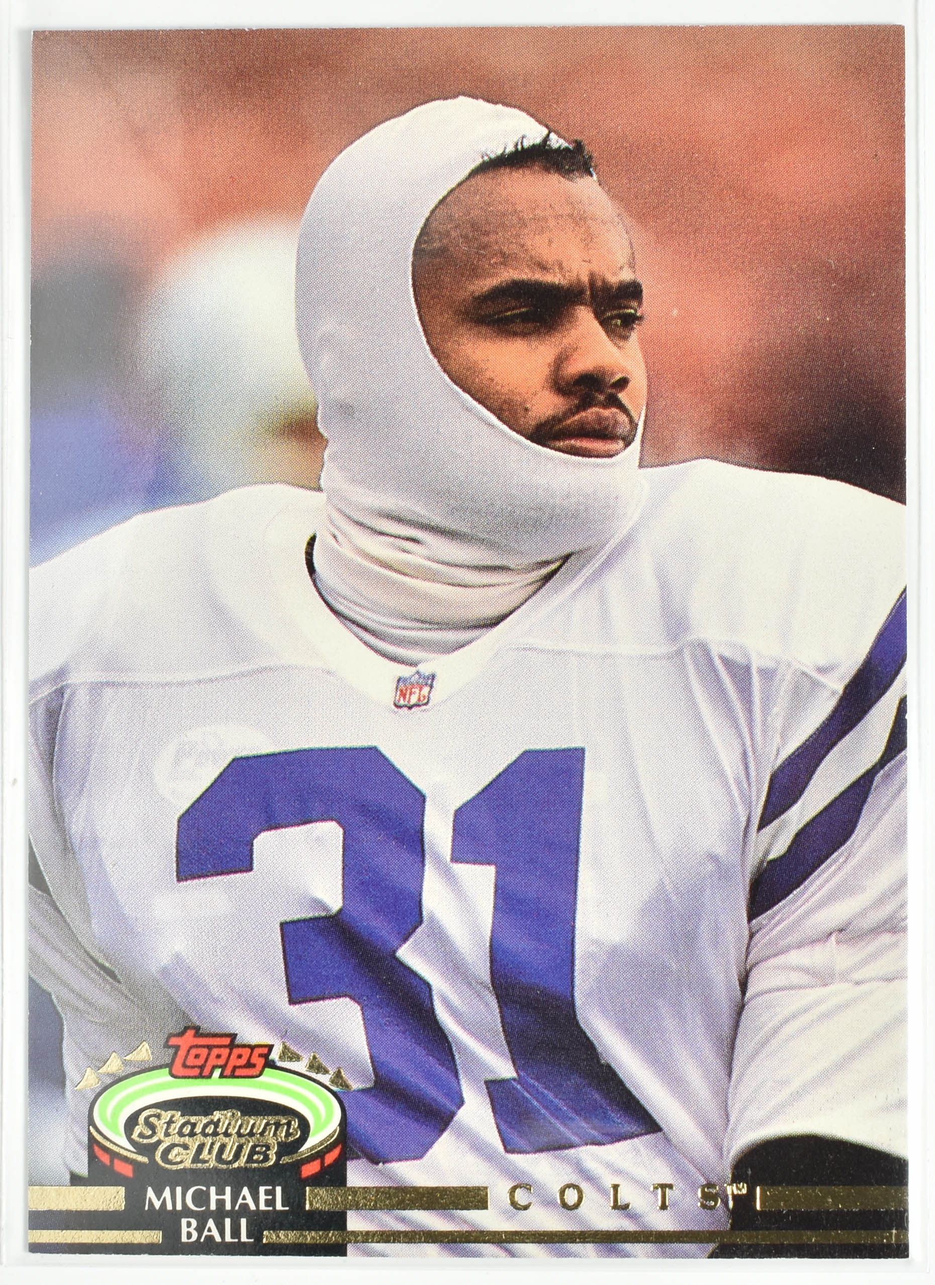 Michael Ball 458 Colts Topps Stadium Club 1992