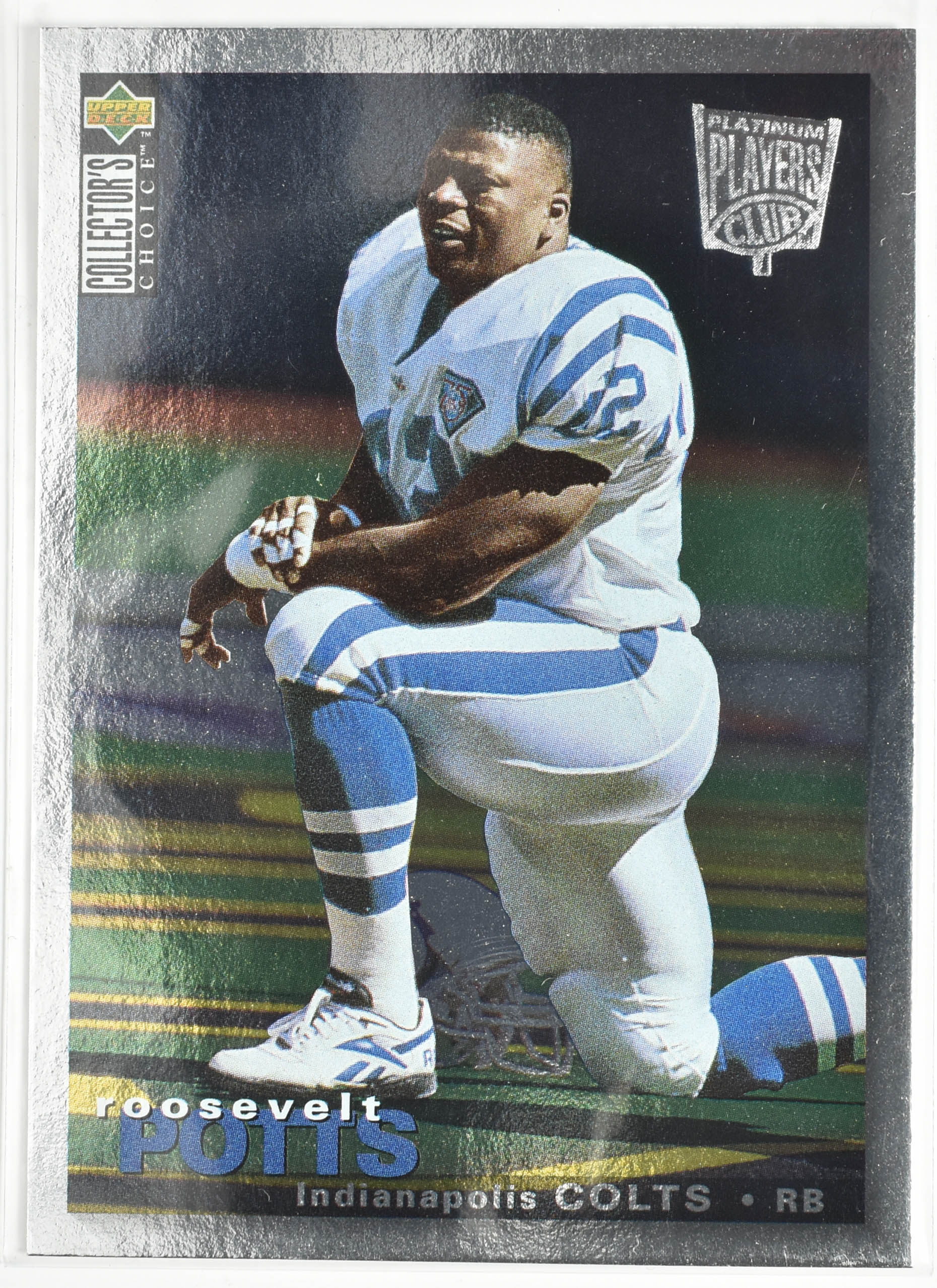 Roosevelt Potts 108 Upper Deck 1995 Colts Platinum