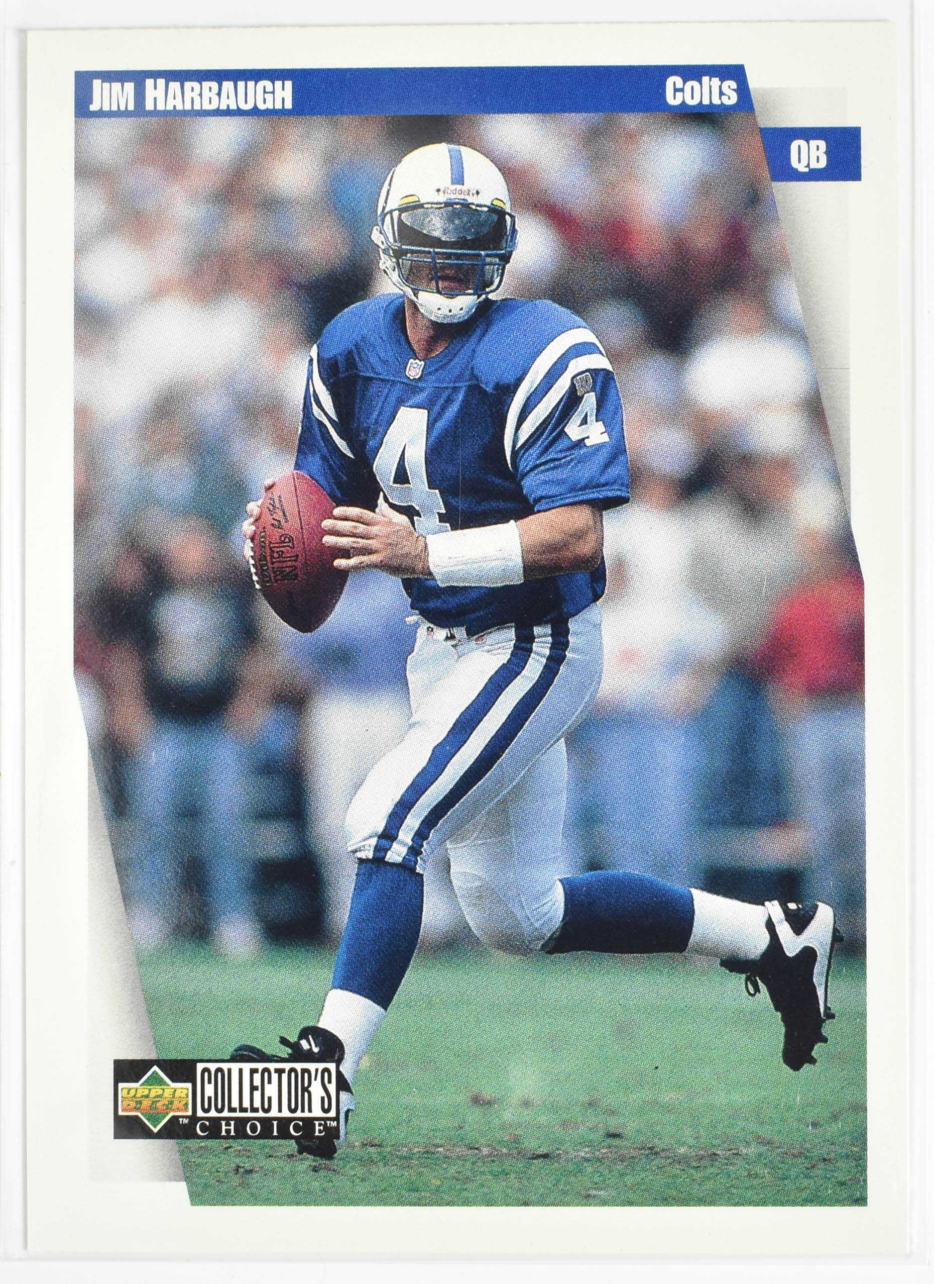 Jim Harbaugh 155 Upper Deck 1997 Colts Football Card