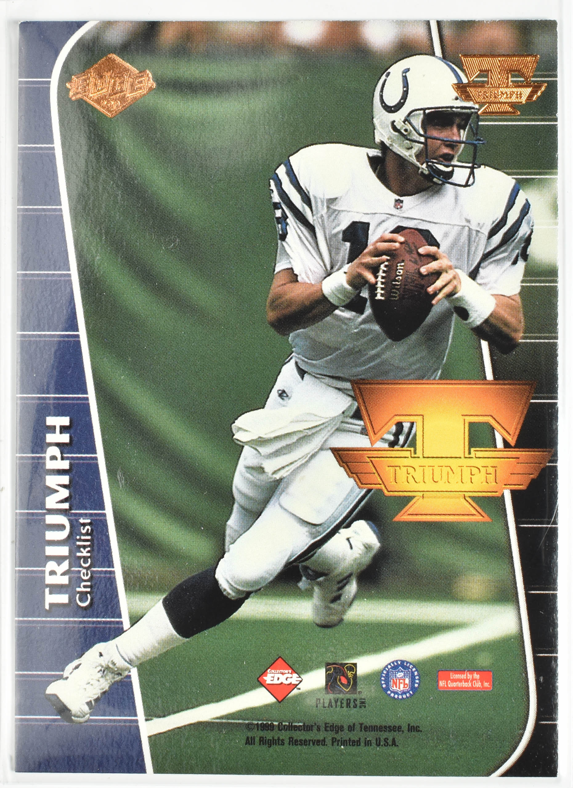 Triumph Edge Checklist T99 Peyton Manning