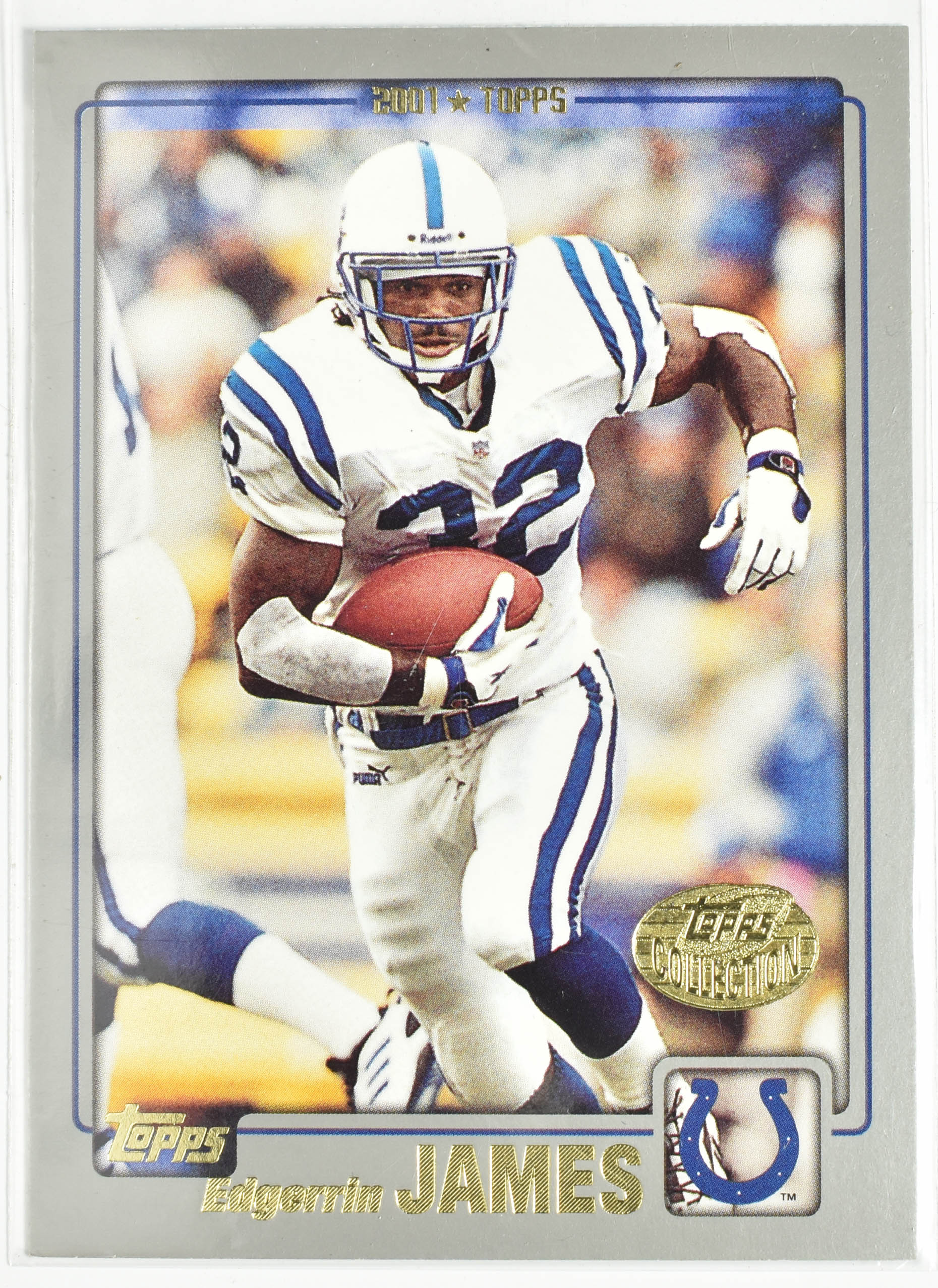 Edgerrin James 107 Topps Collection 2001 Football Card Colts
