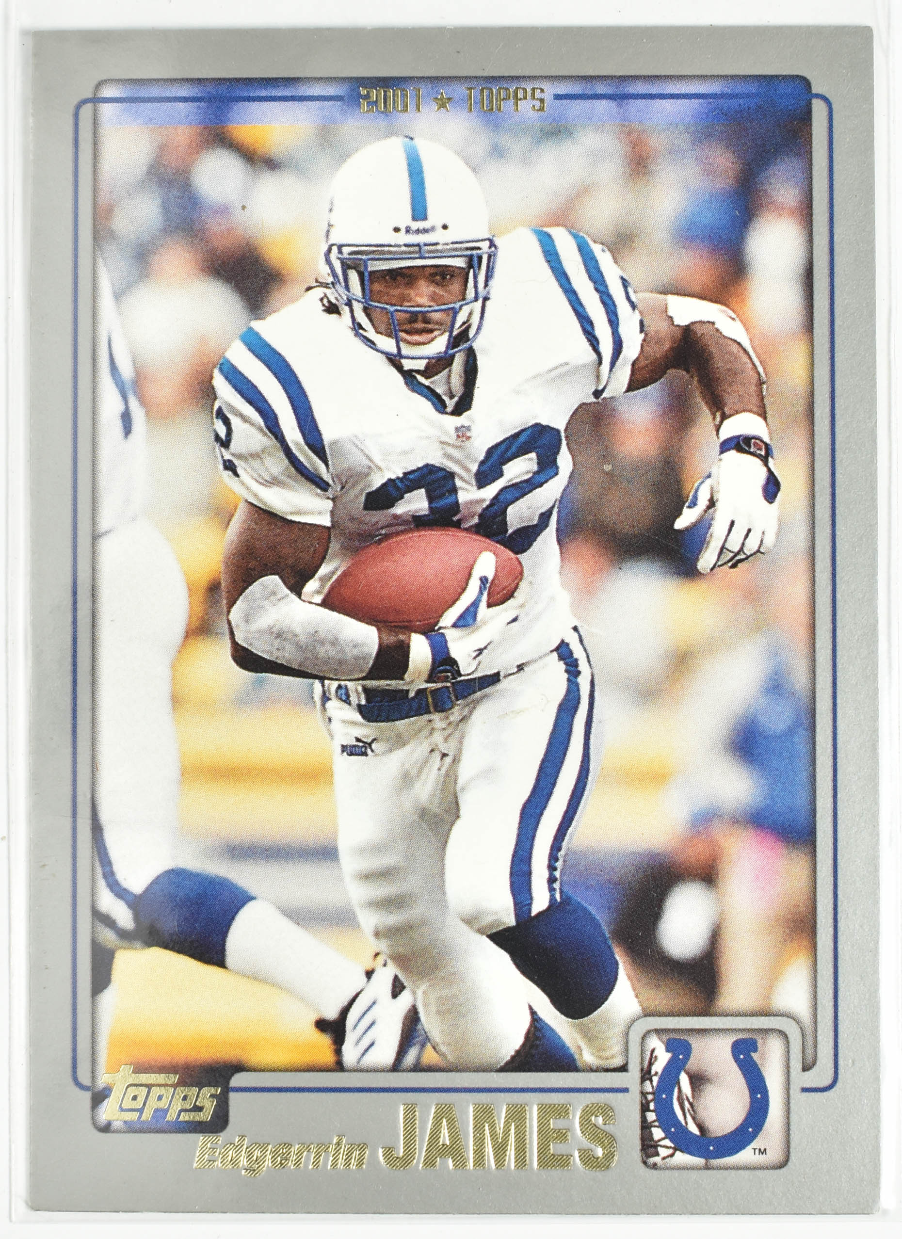 Edgerrin James 107 Topps 2001 Football Card Colts