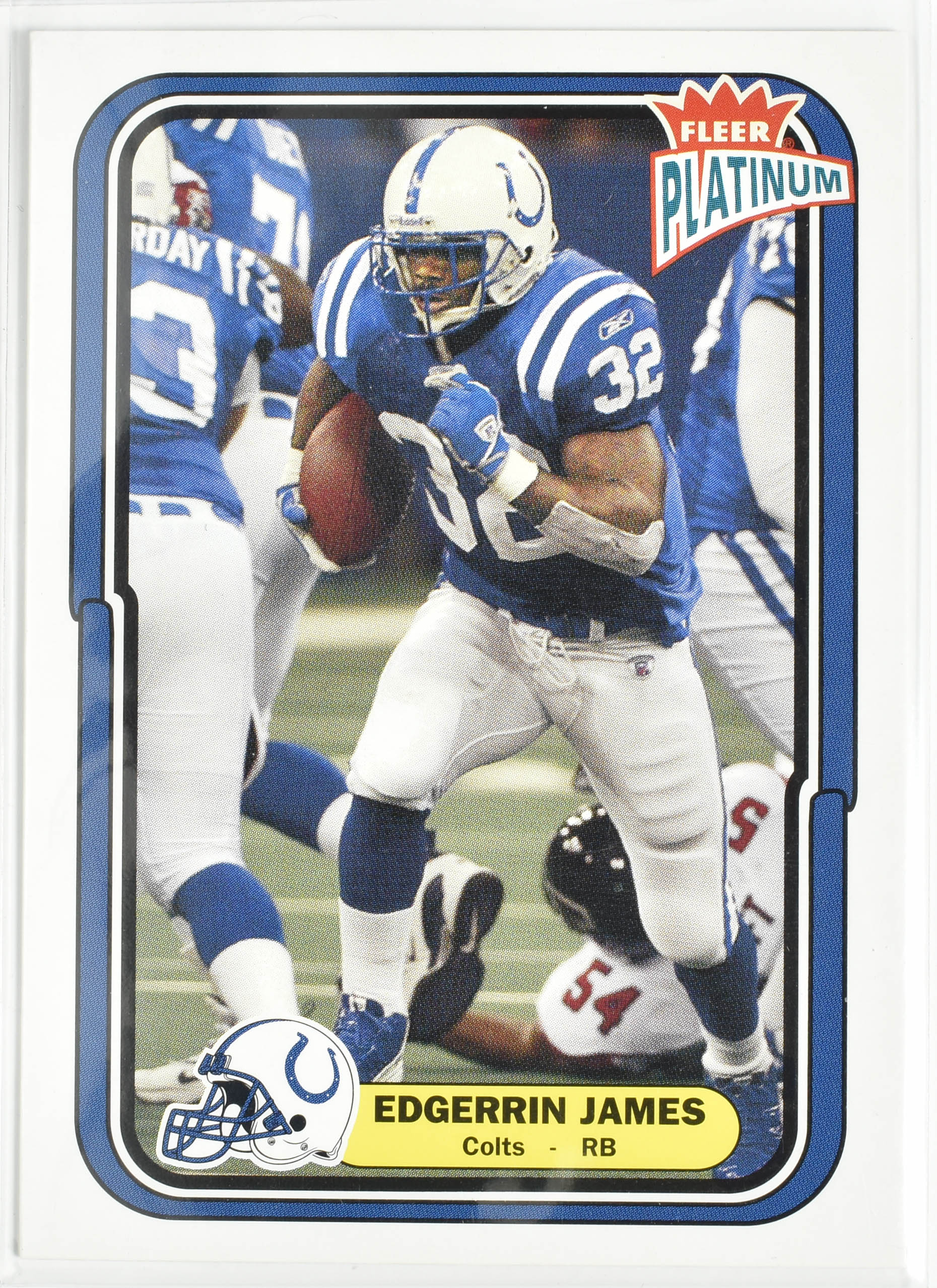 Edgerrin James 100 Fleer Platinum 2004 Football Card