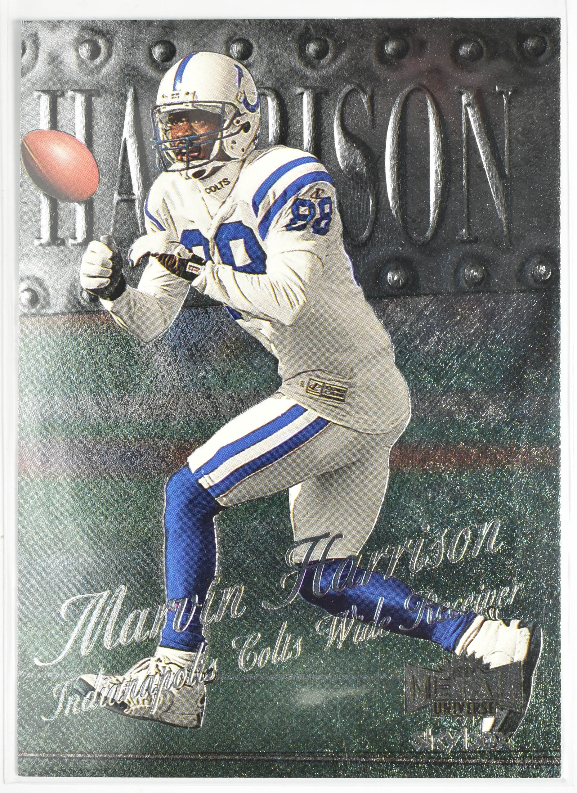 Marvin Harrison 85 Skybox Metal Universe 1999 Colts Football Card