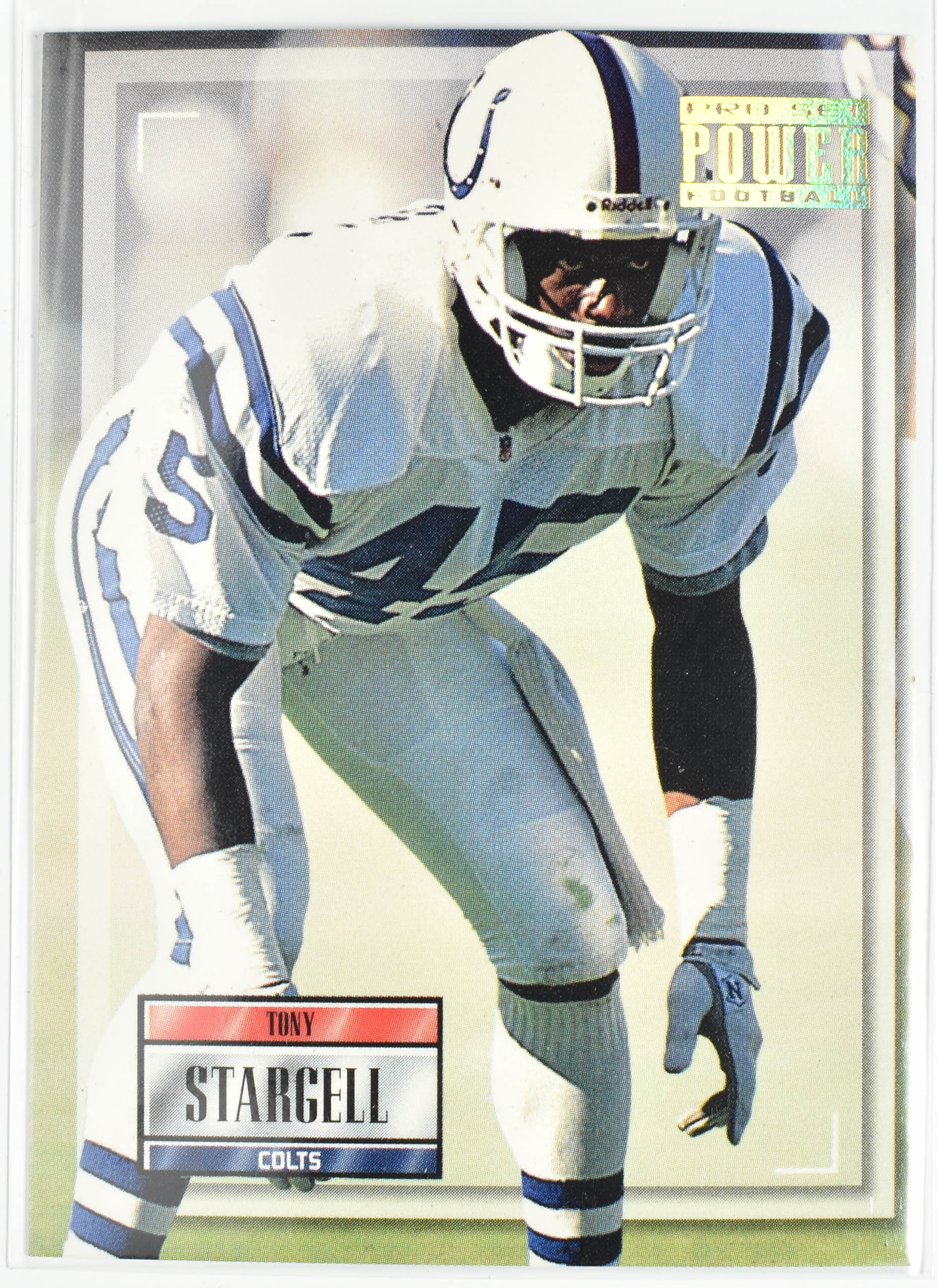 Tony Stargell 45 Pro Set Power 1993 Colts Football Card