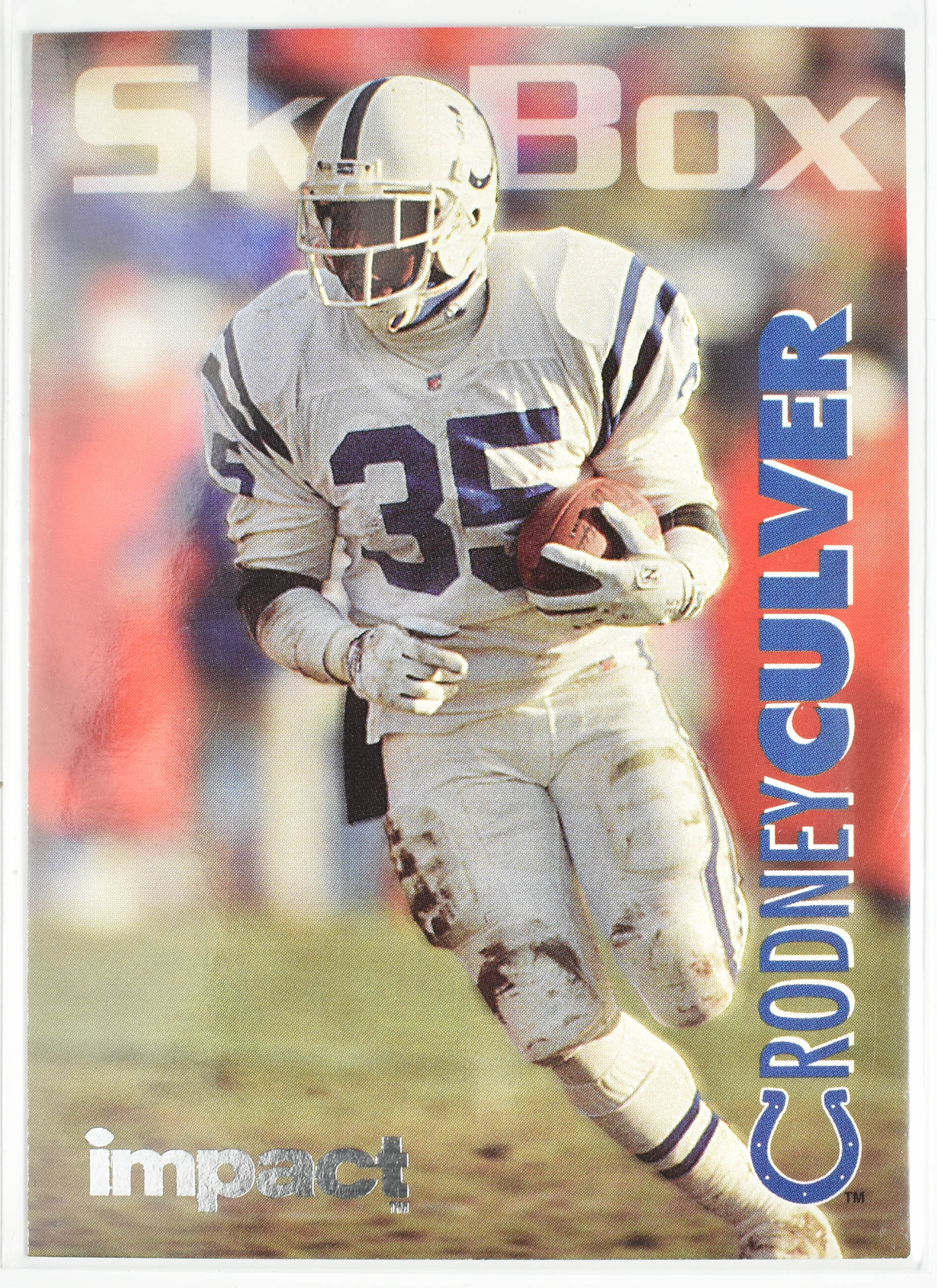 Rodney Culver 135 Skybox 1993 Colts Football Card