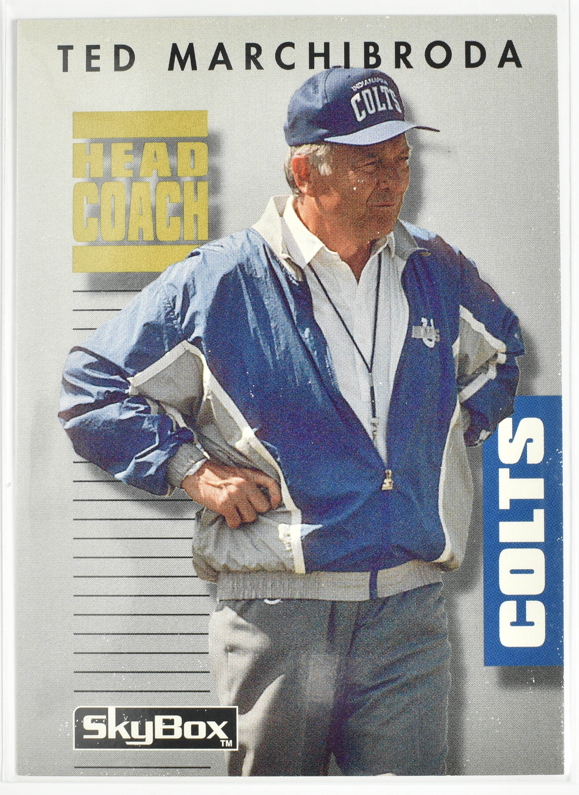 Ted Marchibroda 248 Skybox 1992 Head Coach Colts