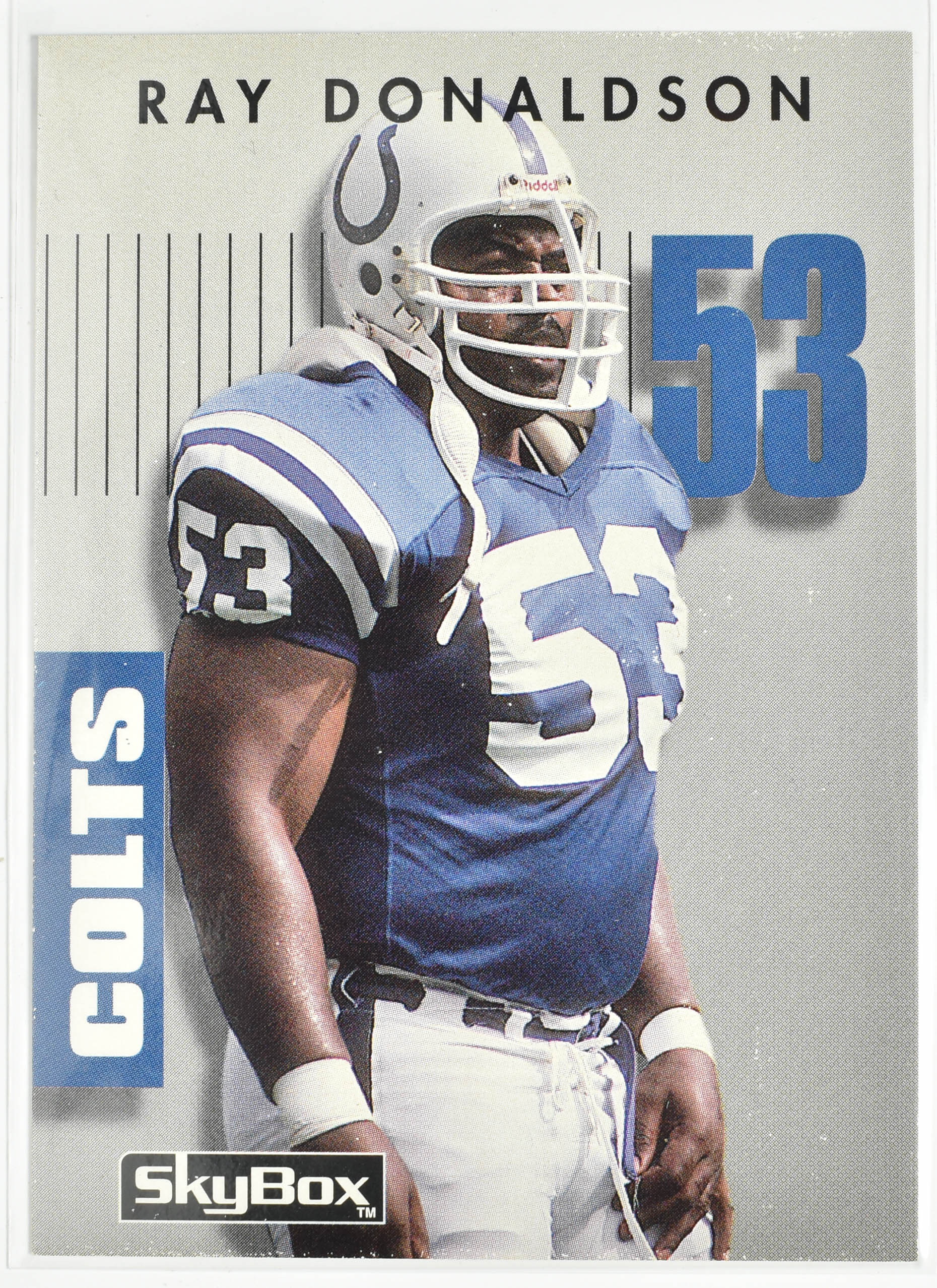 Ray Donaldson 26 Sky Box Prime Time 1992 Colts Football Card