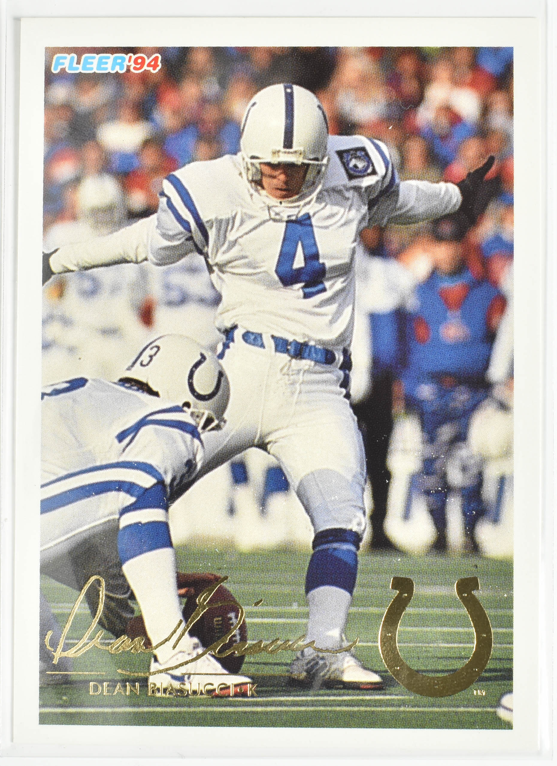 Dean Biasucci 202 Fleer 1994 Colts Football Card