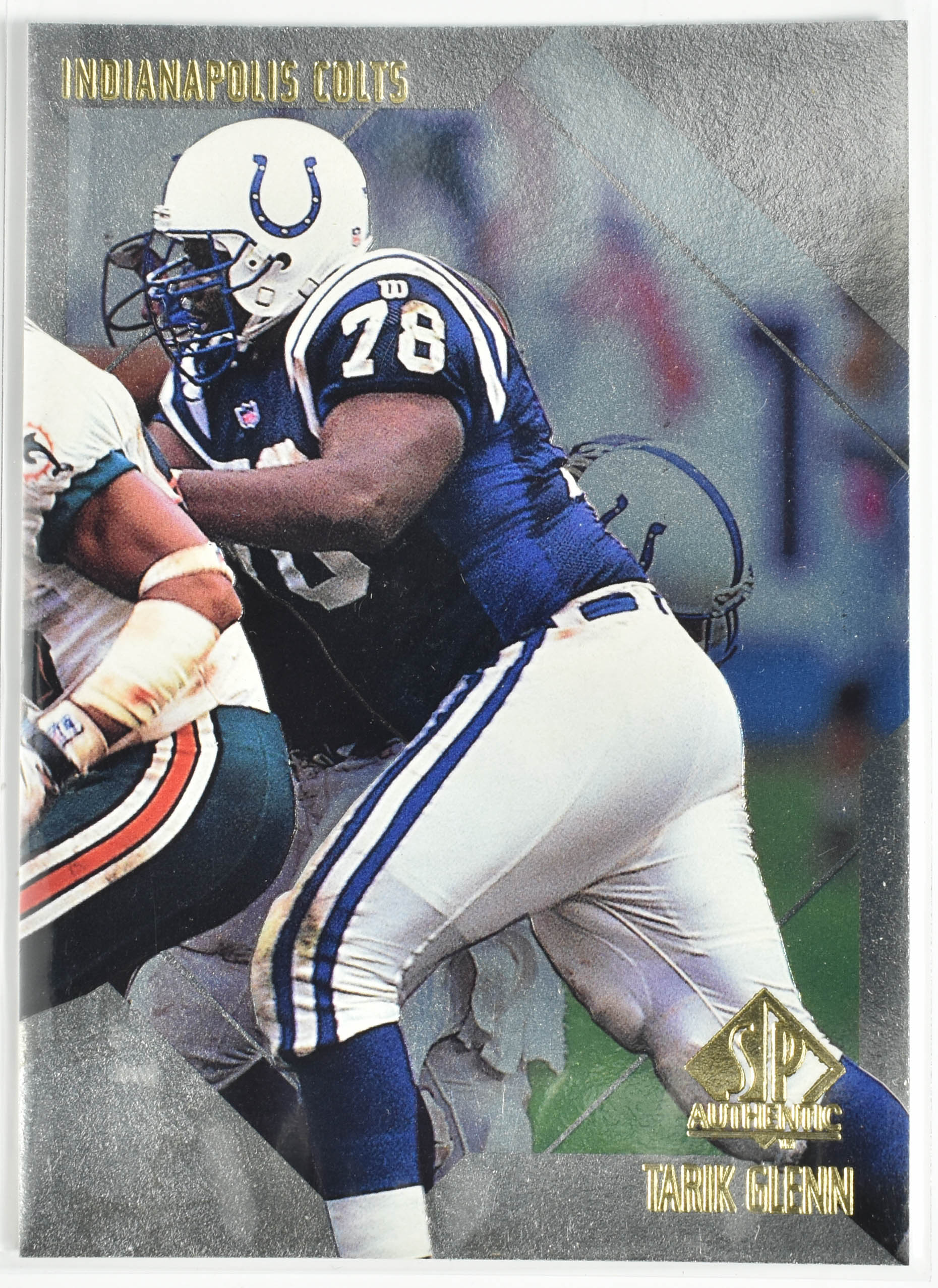 Tarik Glenn 98 Upper Deck 1997 Colts Football Card Authentic