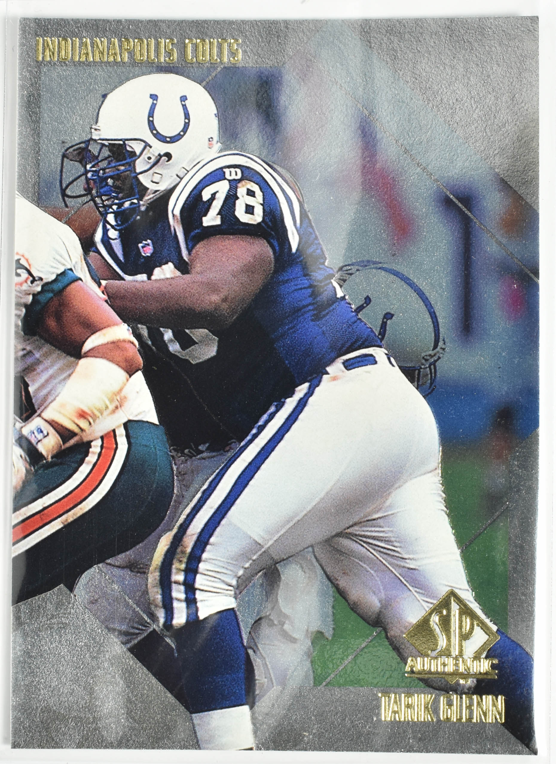 Tarik Glenn 98 Upper Deck 1997 Colts Football Card SP Authentic