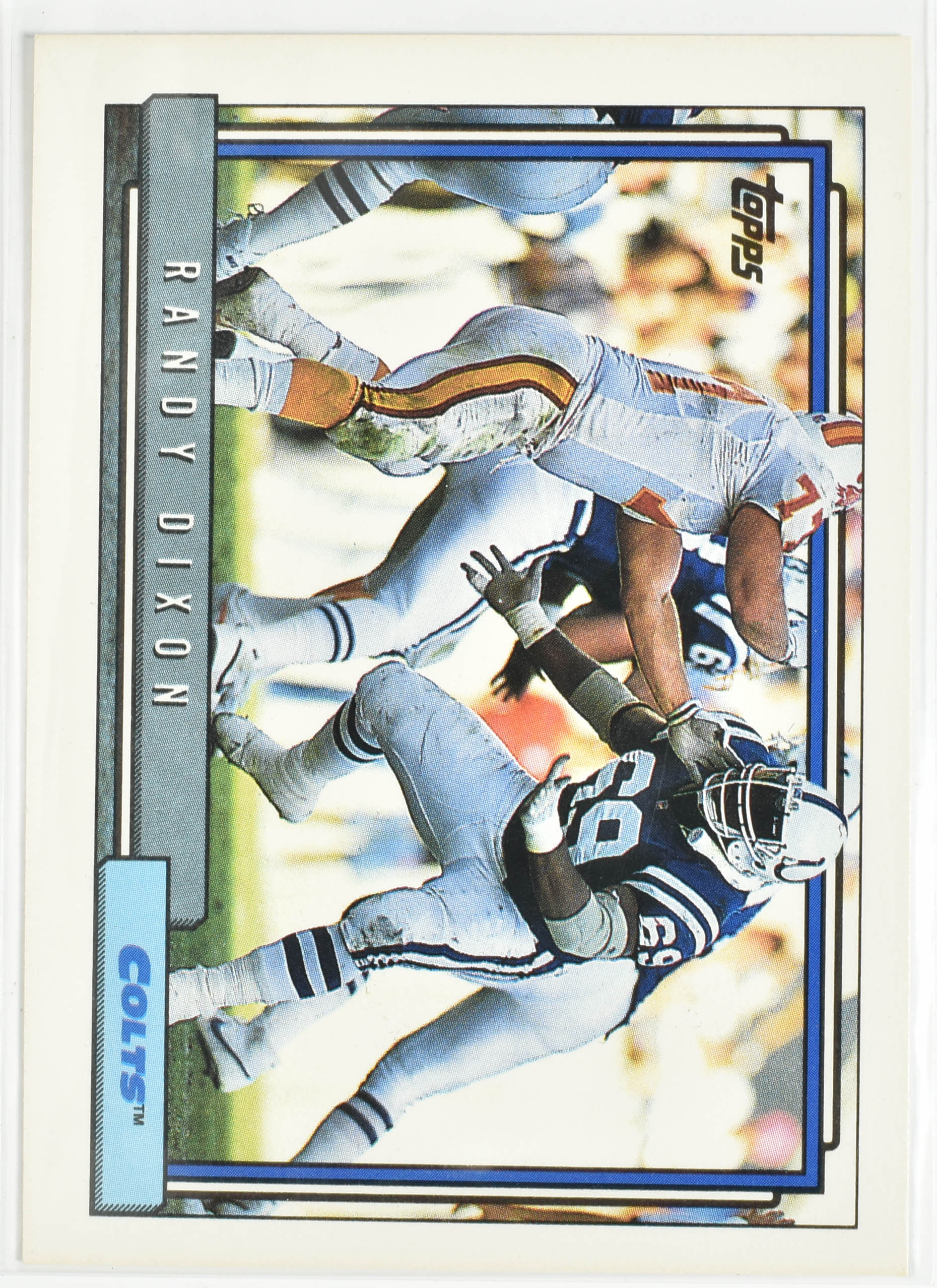 Randy Dixon 286 Topps 1992 Colts Football Card